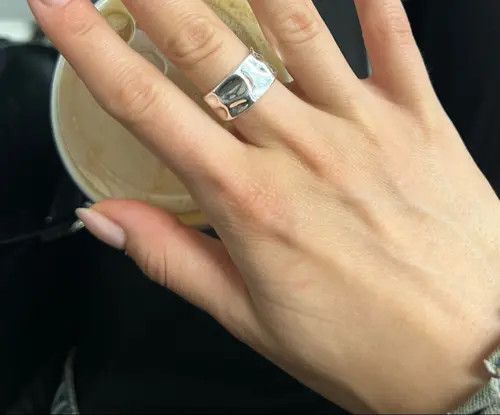 Jewelry Korean Simple Lover Ring Size ONE SIZE - 1 Thumbnail
