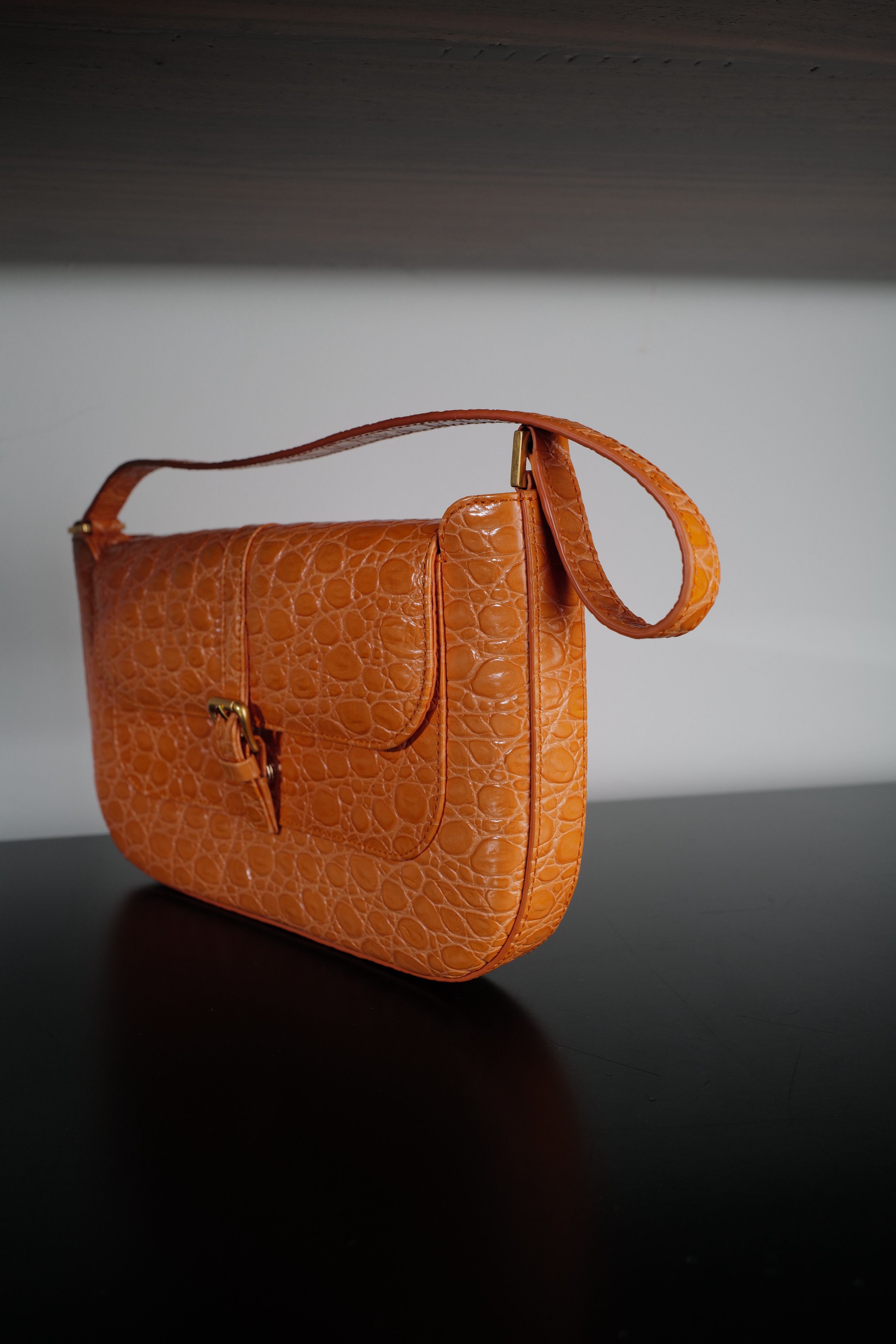 By Far BY FAR MIRANDA PAPAYA CROCO Size ONE SIZE - 5 Thumbnail