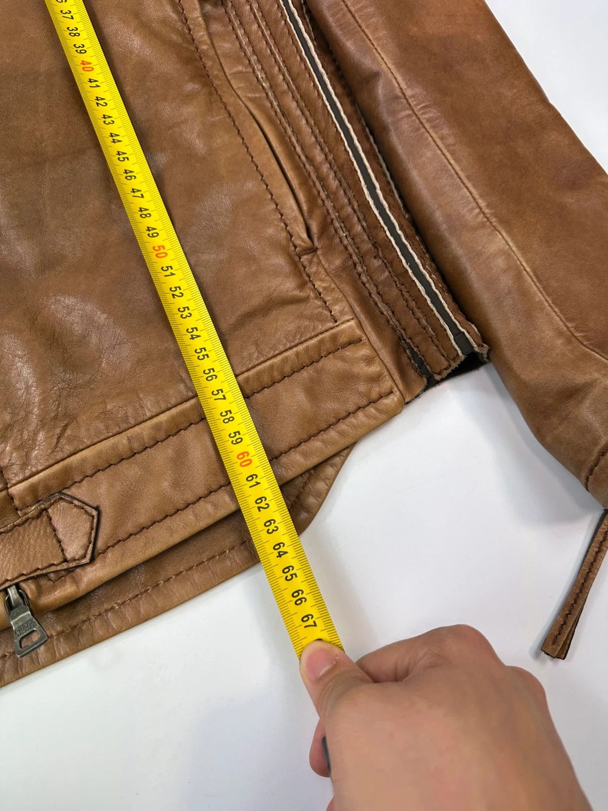 Prada Prada Sport 00’s Sample Brown Leather Jacket CowBoy Size US M / EU 48-50 / 2 - 15 Thumbnail