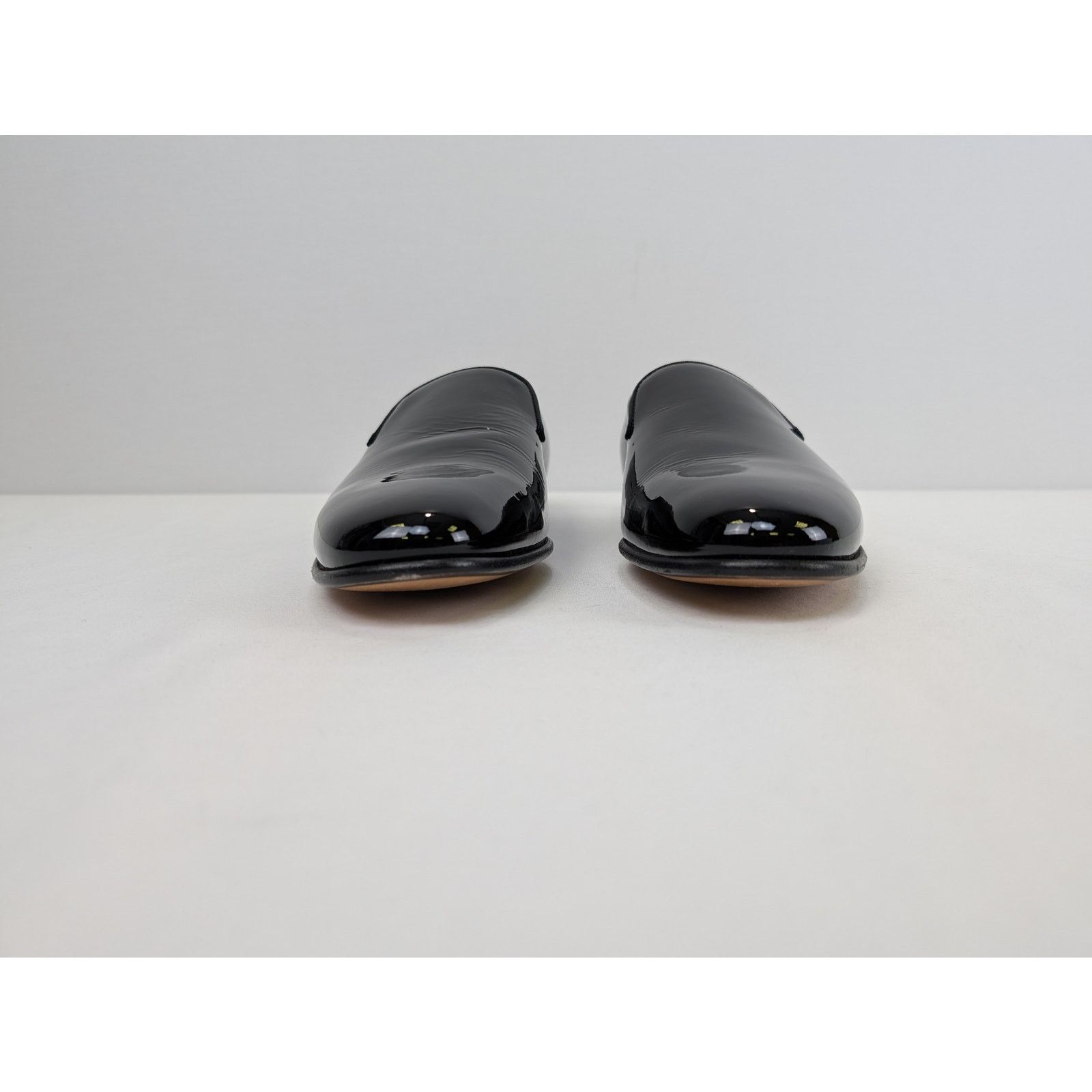 Lanvin o1rshd1 Patent Leather Loafer Shoe Boots in Black Size US 11 / EU 44 - 10 Thumbnail