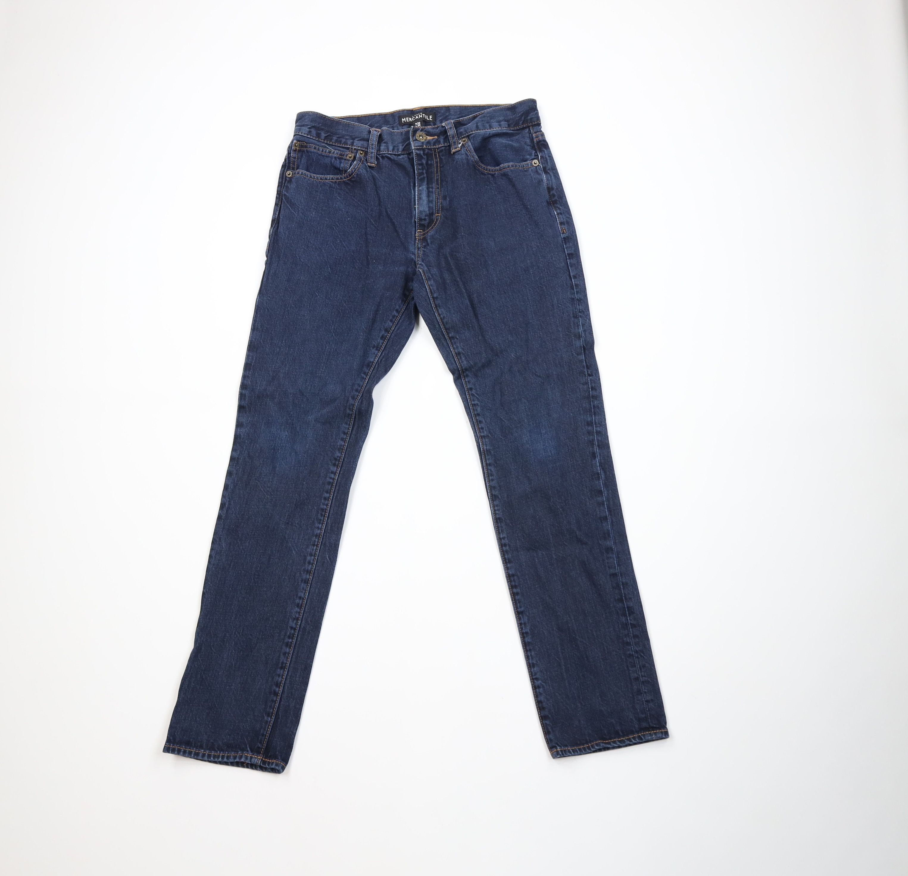 J.Crew J Crew Slim Fit Skinny Straight Leg Denim Jeans Indigo Blue Size US 30 / EU 46 - 1 Thumbnail