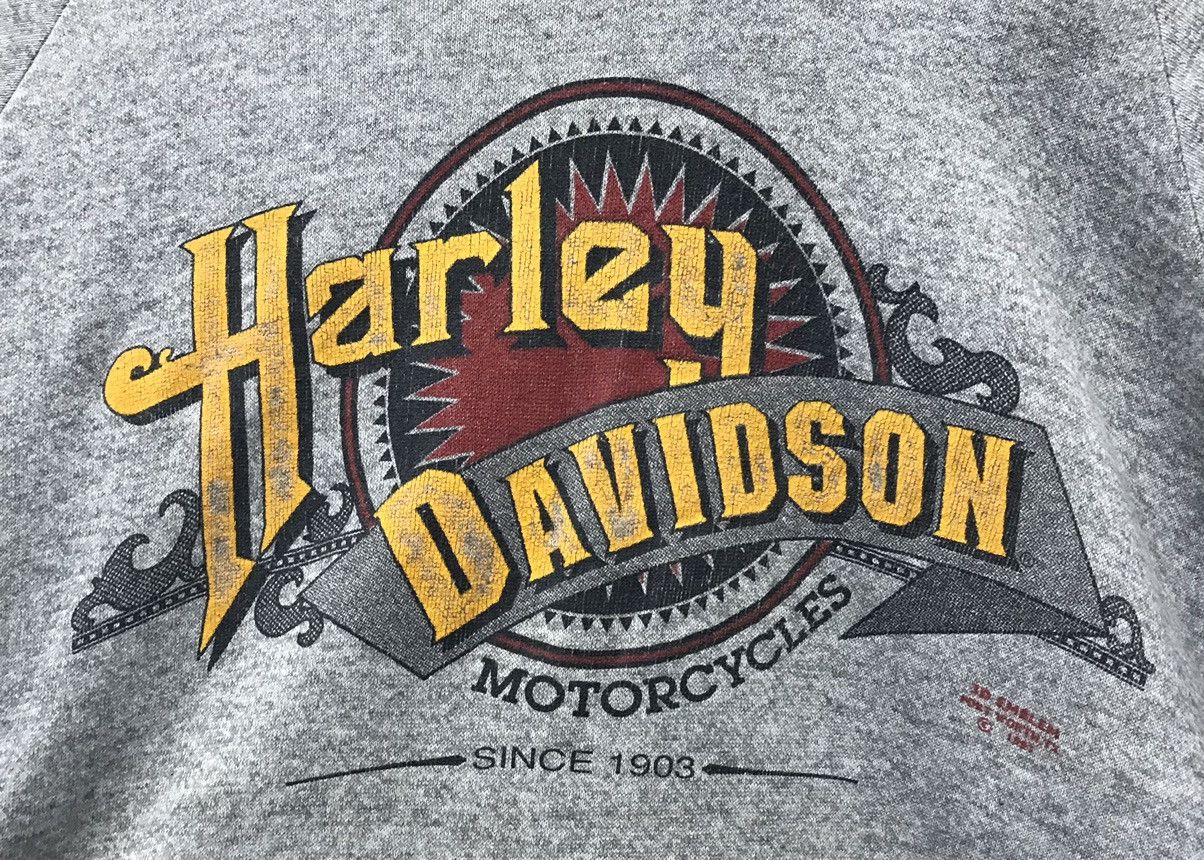 Harley Davidson × Vintage Vintage Motor Clothes Harley Davidson Hoodie Size US L / EU 52-54 / 3 - 4 Thumbnail