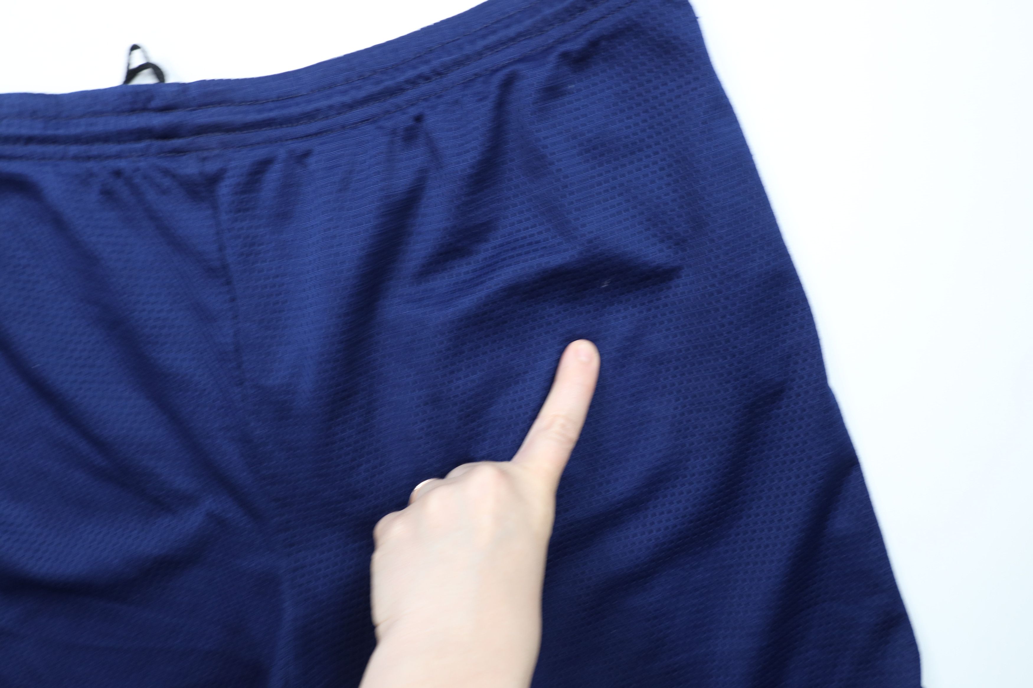 Nike × Vintage Vintage 90s Nike Scott Mini Swoosh Above Knee Shorts AS IS Size US 36 / EU 52 - 13 Thumbnail