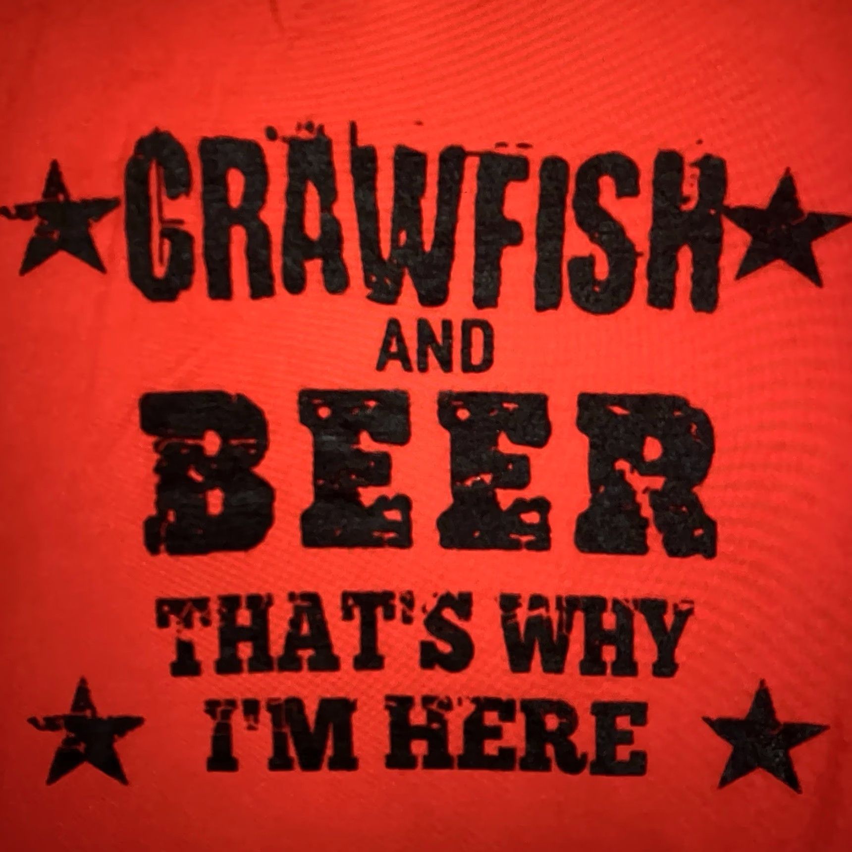 Hereu VINTAGE Cajun Humor T-Shirt Men 2XL Red Cotton Short Sleeve Crew Neck Beer Crawfish Fun Size US XXL / EU 58 / 5 - 3 Thumbnail