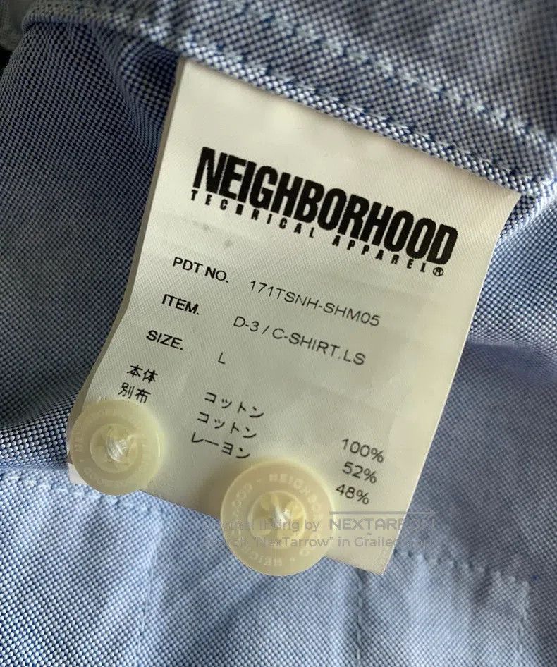 Neighborhood Neighborhood Oxford Shirt Size US L / EU 52-54 / 3 - 8 Thumbnail