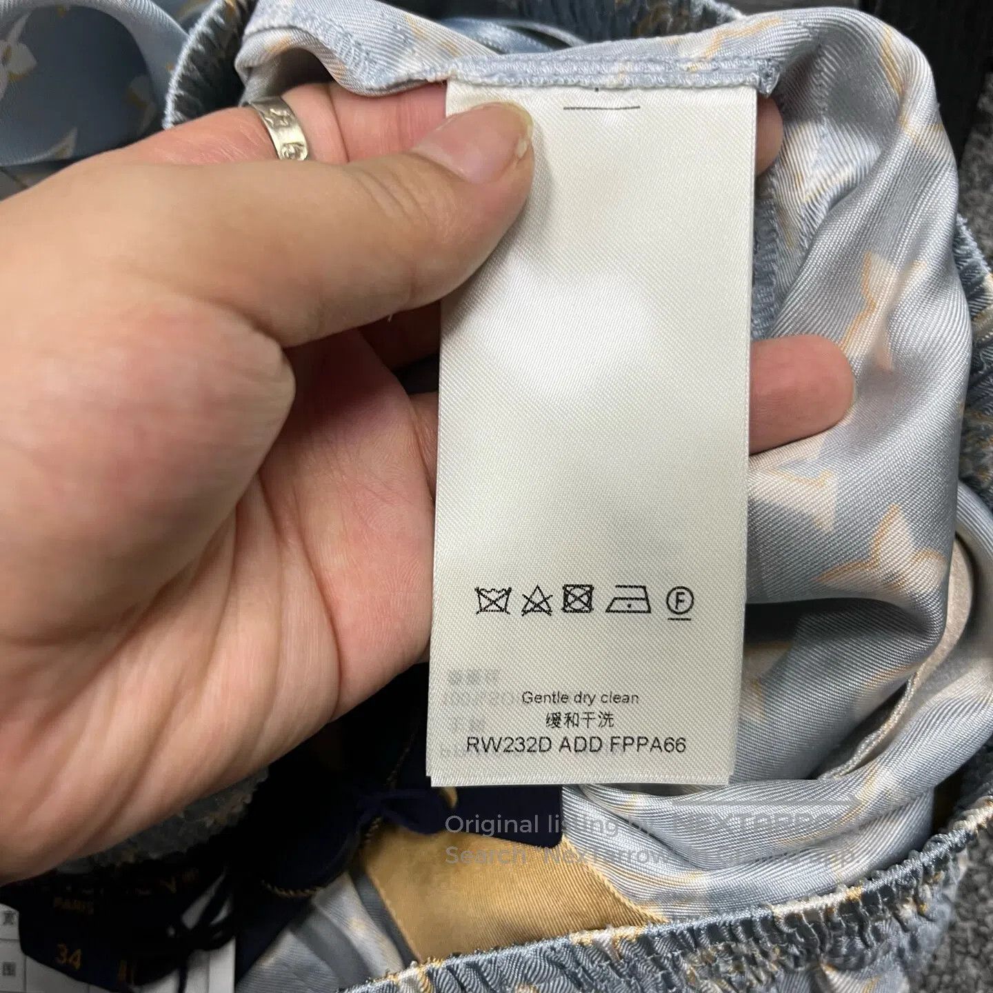 Louis Vuitton Louis Vuitton size 34 Logo striped, loose-fitting straight- Size 26" / US 2 / IT 38 - 3 Thumbnail