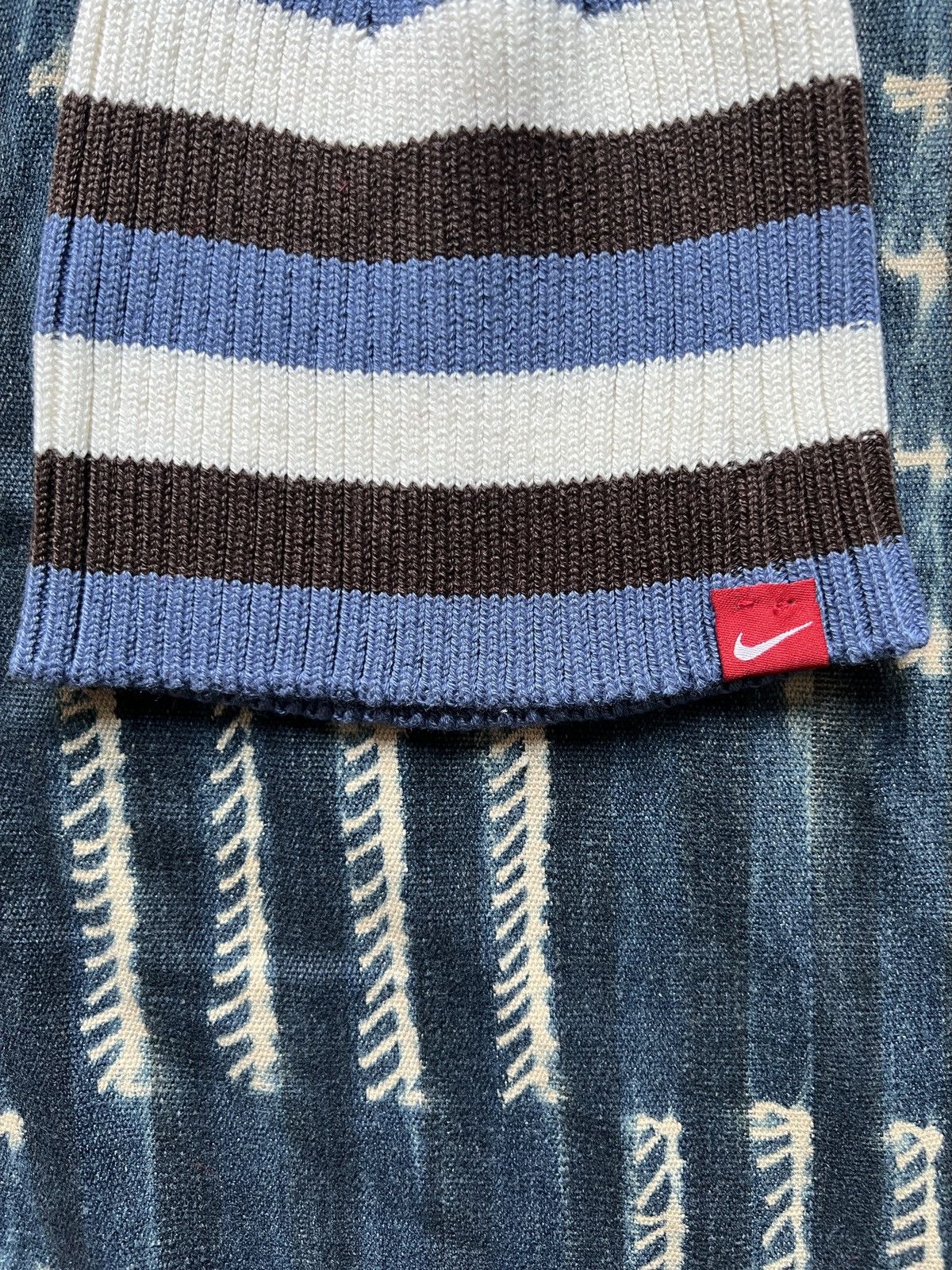 Nike Nike Stripe Beanie Vintage 90s Size ONE SIZE - 4 Thumbnail