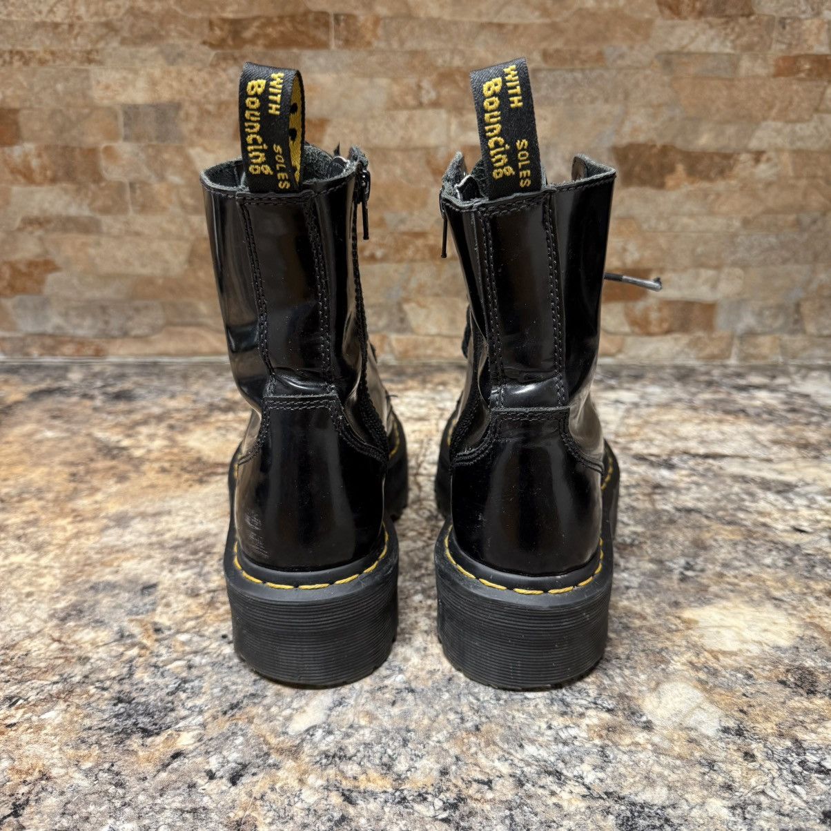 Dr. Martens Dr. Martens Jadon Womens Leather Platform Boots Black Size 7 Size US 7 / IT 37 - 4 Thumbnail
