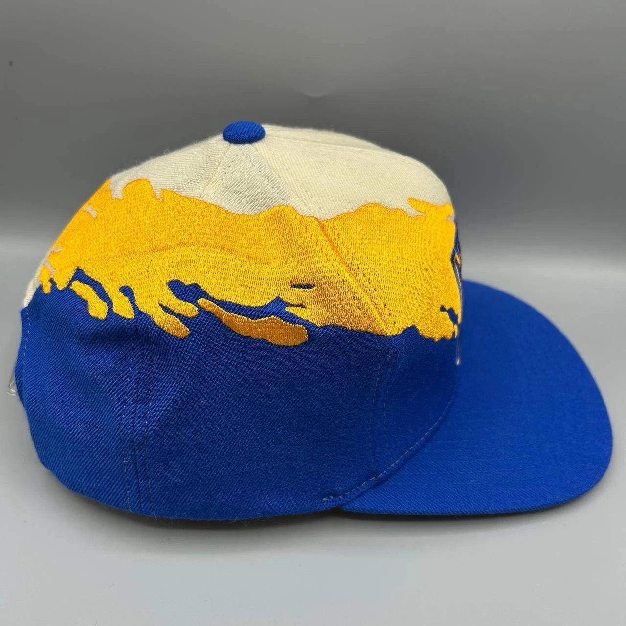 Mitchell & Ness St. Louis Blues Hat Men Blue Embroidered Snap Back Cap Wool Size ONE SIZE - 6 Thumbnail