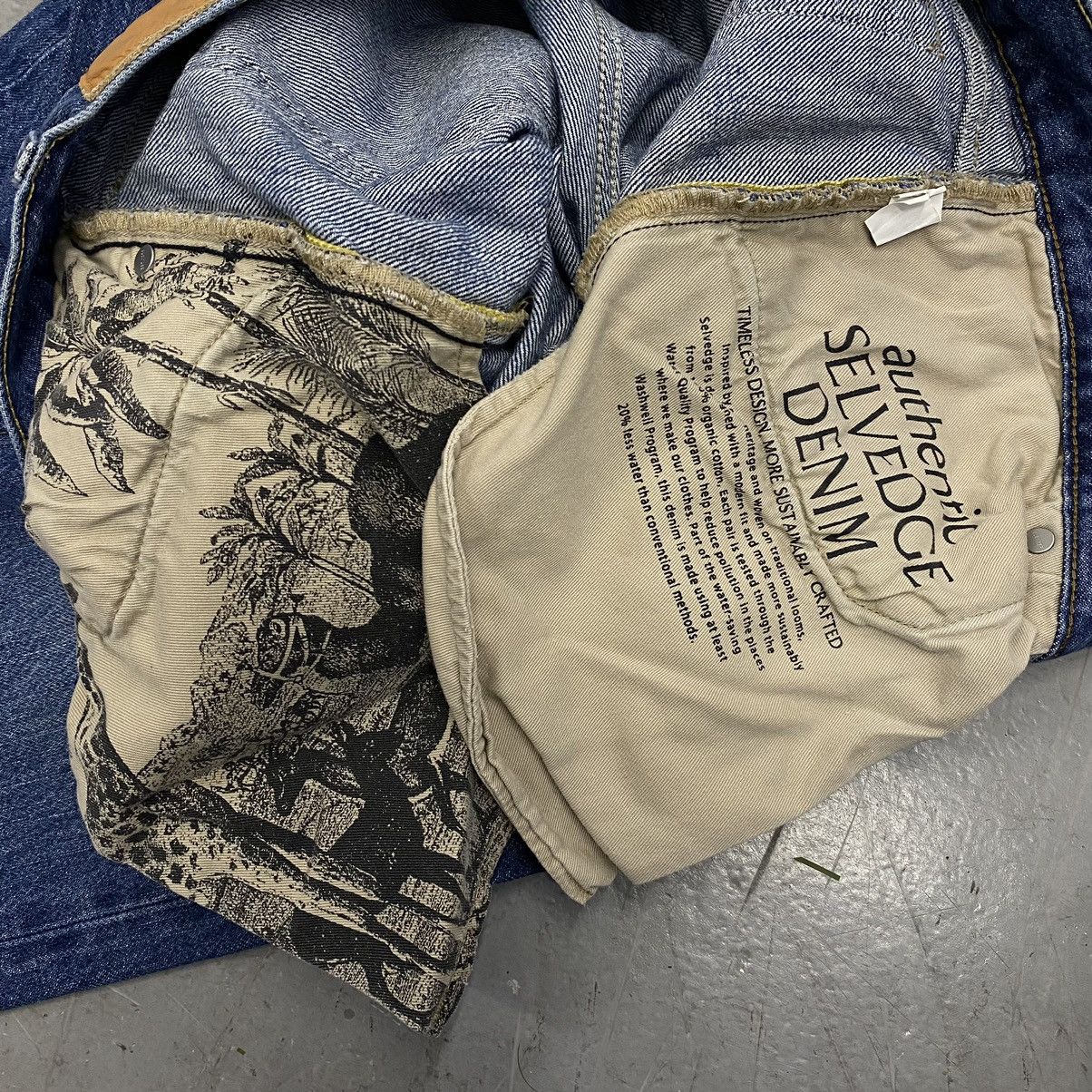 Banana Republic × Japanese Brand × Levi's Banana Republic Slim Fit Selvedge Denim Blue Jeans Size US 33 - 5 Thumbnail