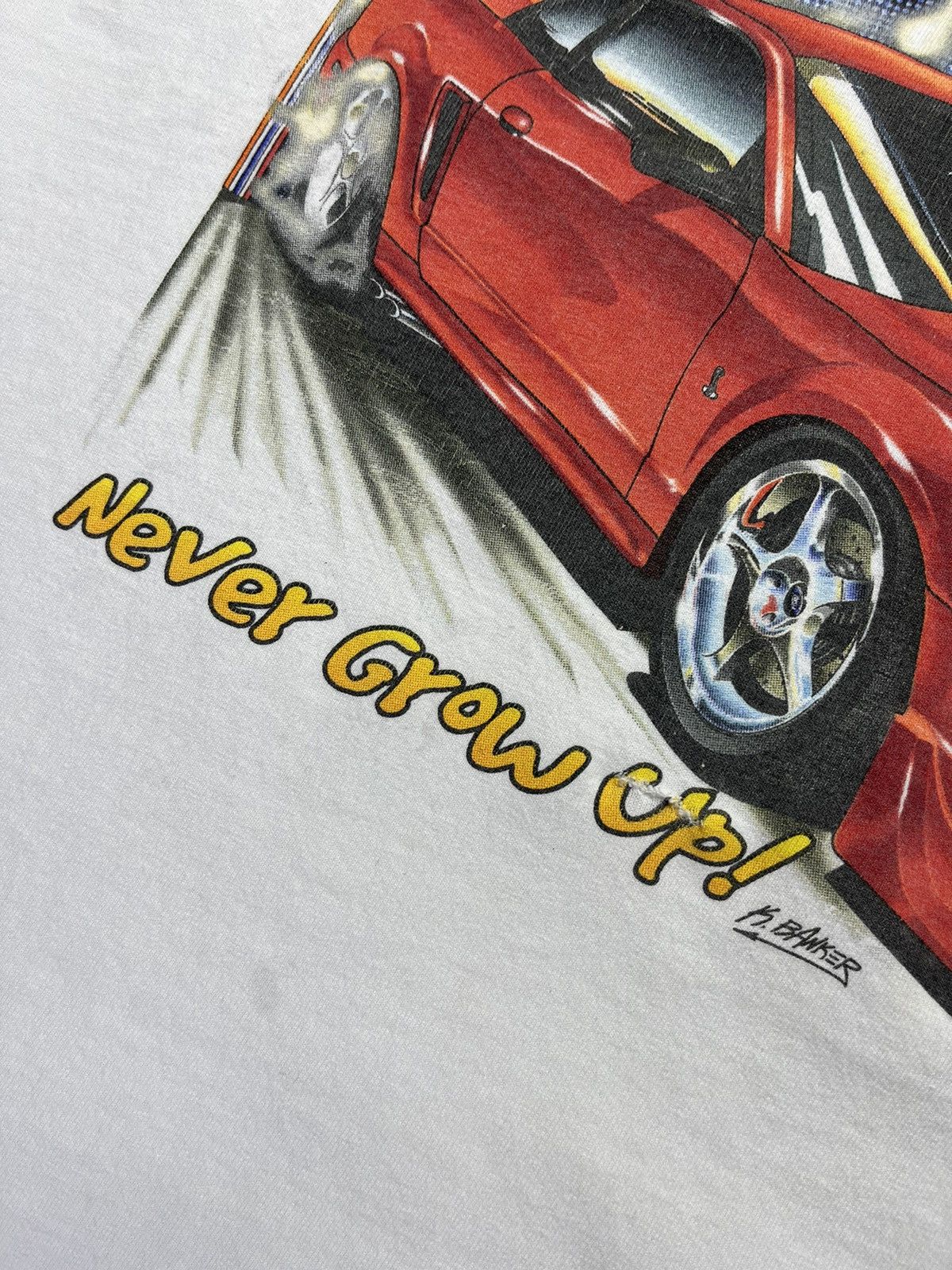 Vintage Vintage 90s Mustang 4th generation graphic tee Size US M / EU 48-50 / 2 - 9 Thumbnail