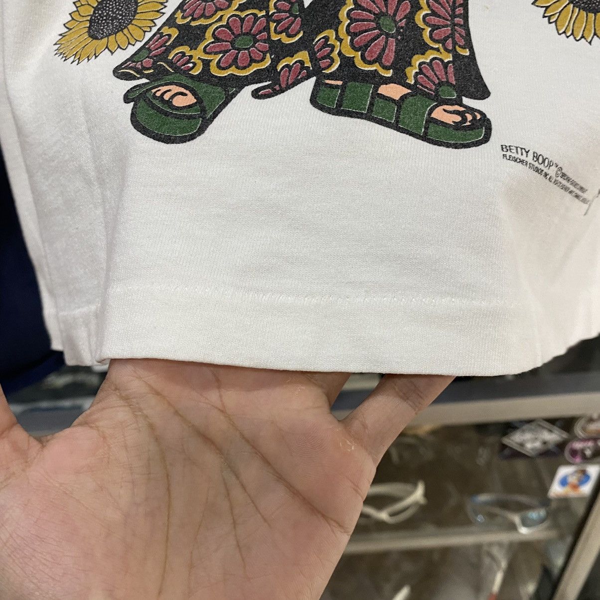 Cartoon Network Vintage Betty Boop Big print 90 single stitch Rare Sunflower Size US M / EU 48-50 / 2 - 10 Thumbnail