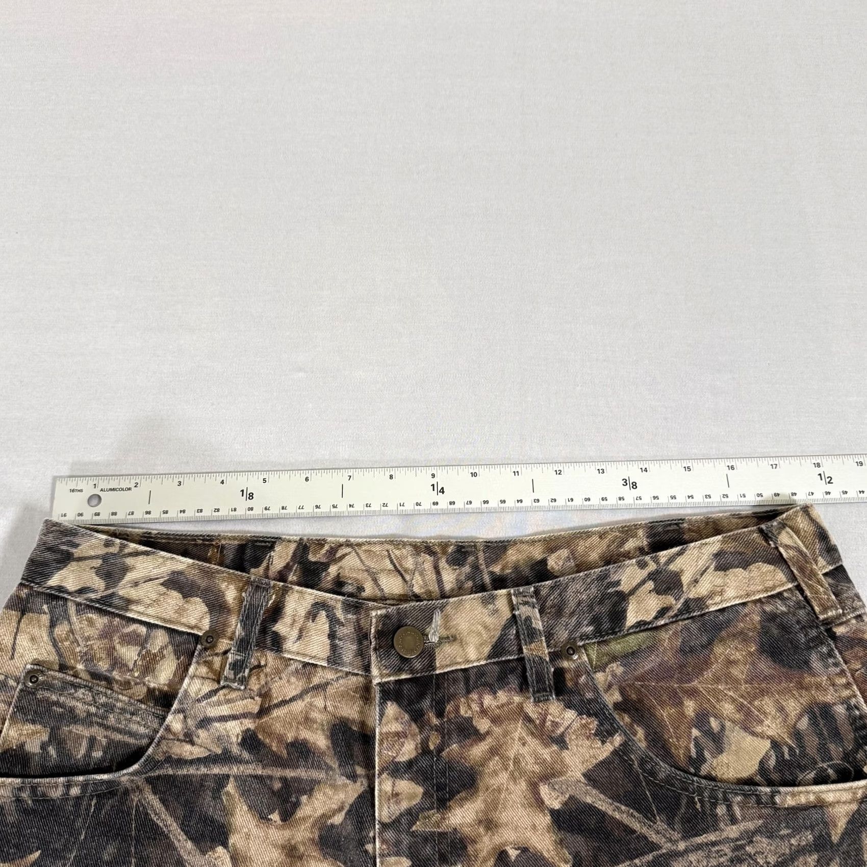 Wrangler VINTAGE Wrangler Jeans Men 36x30 Mossy Oak Forest Floor Camo Denim Pants Double Knee 90s Size US 36 / EU 52 - 7 Thumbnail