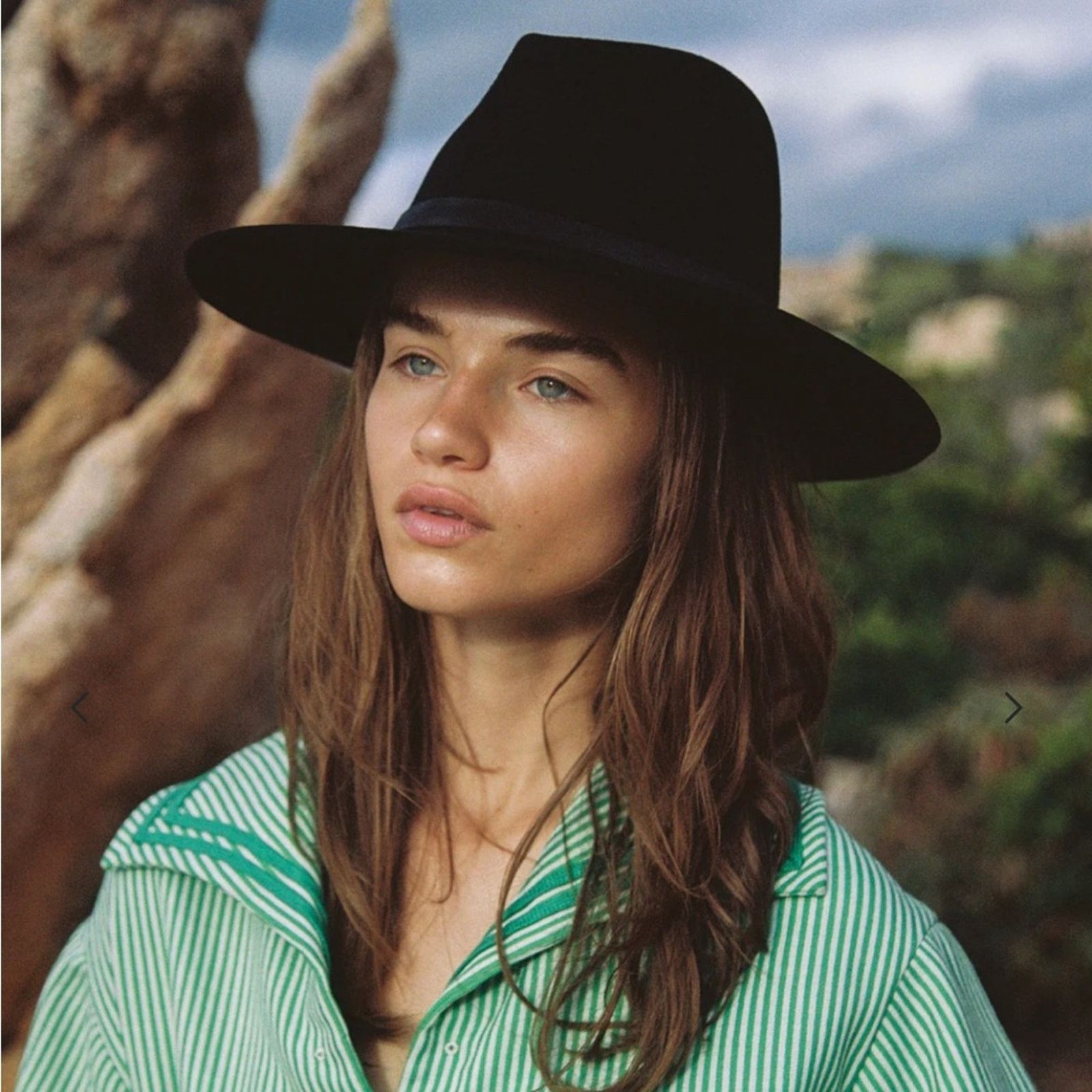 Lack of Color Lack of color the Grove wool Fedora NWT Large Size ONE SIZE - 1 Thumbnail