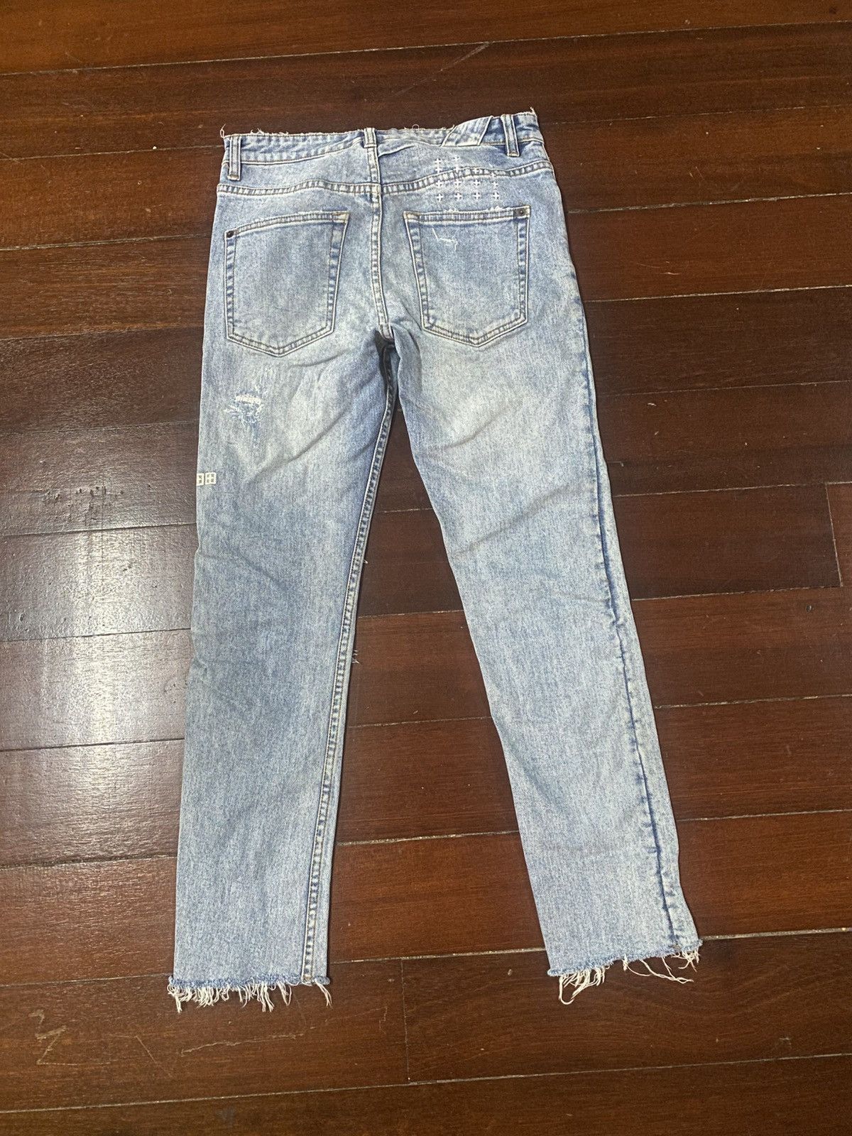 Ksubi Ksubi Jeans Mens Chitch Punk Thrashed Slim Blue distressed Size US 31 - 7 Thumbnail