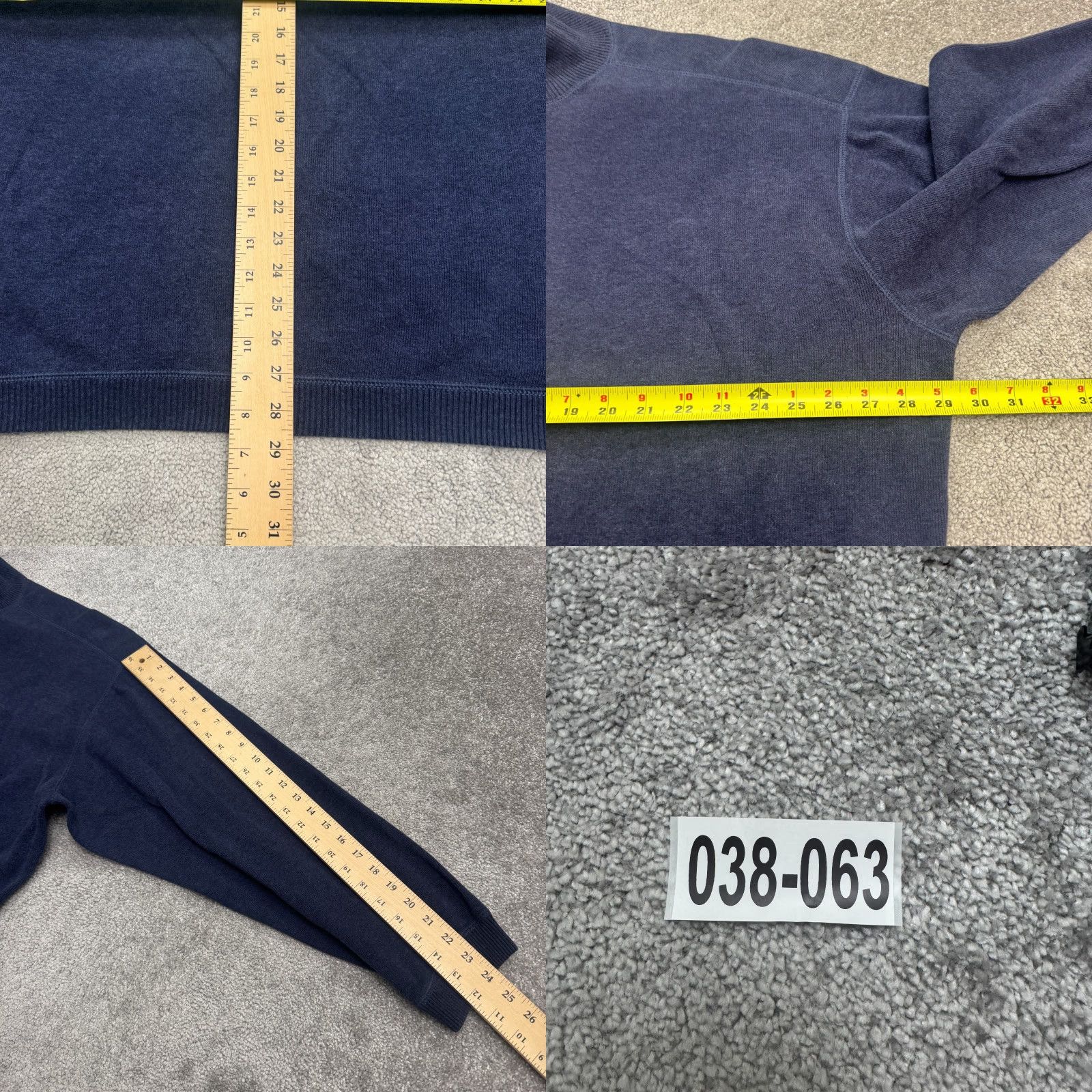 Tommy Bahama Tommy Bahama 1/4 Zip Pullover Sweater Men 2XL Navy Blue Knit Logo Outdoor Casual Size US XXL / EU 58 / 5 - 8 Thumbnail