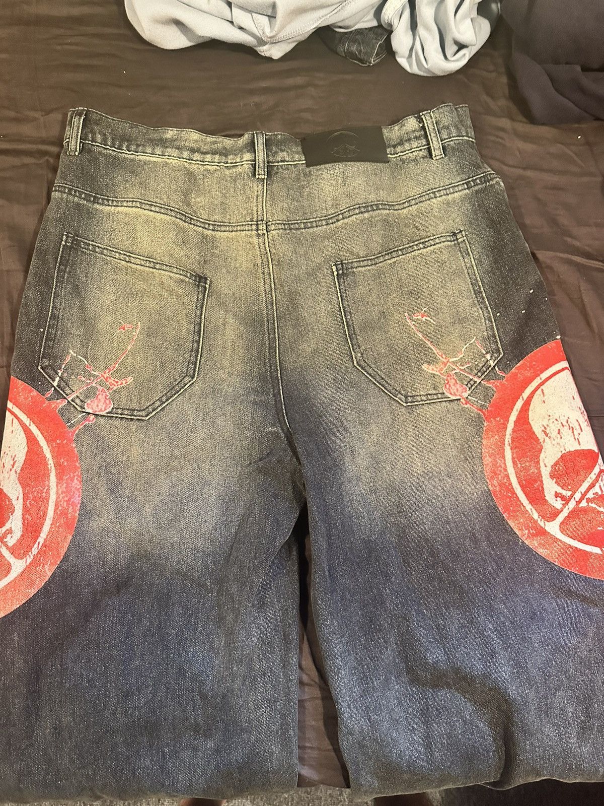 Other Peaceinwar “Blood Jeans” TheEndV2 Size US 35 - 3 Thumbnail