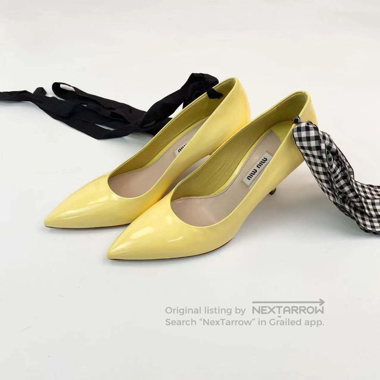 Miu Miu Miu Miu Streamer heels| Size US 6.5 / IT 36.5 - 1 Thumbnail