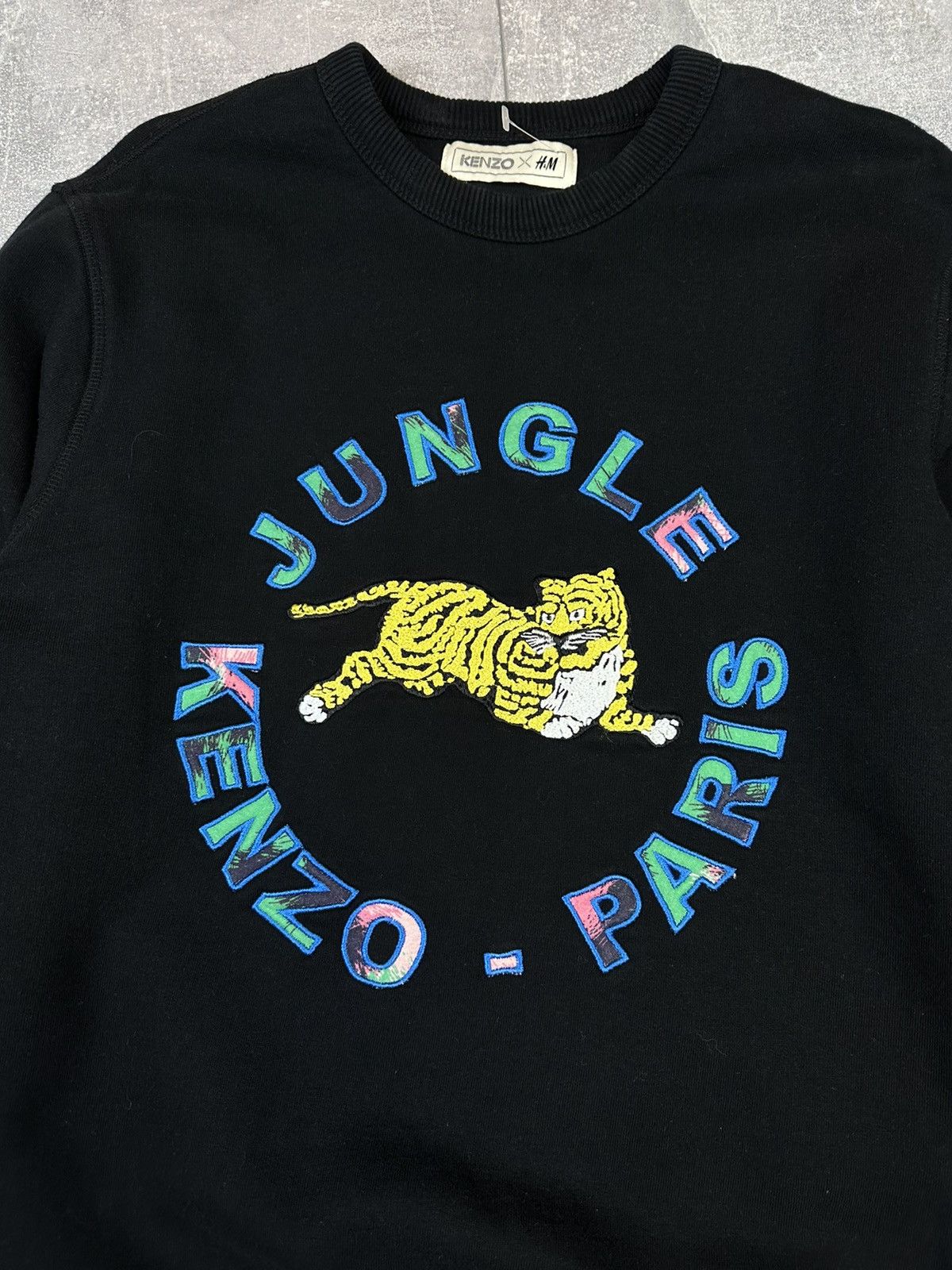 H&M × Kenzo Women’s Kenzo x H&M overprint logo sweatshirt Size S / US 4 / IT 40 - 4 Thumbnail