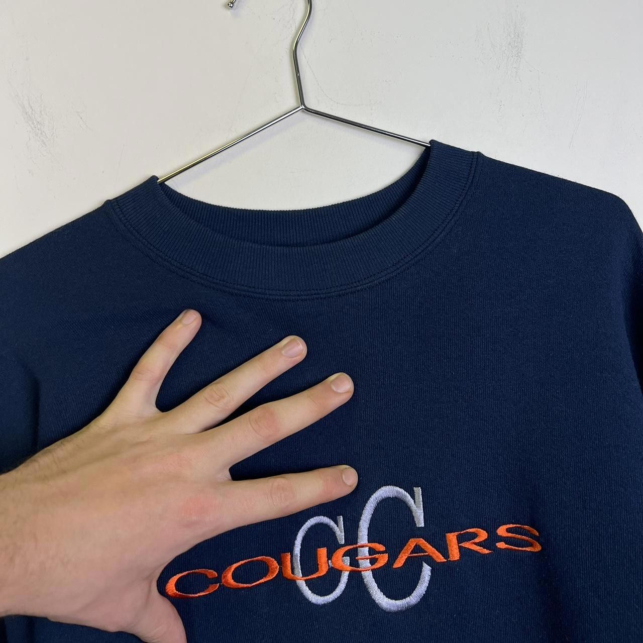 Fruit Of The Loom Vintage Fruit of the Loom Cougars Sweatshirt 90s L Size US L / EU 52-54 / 3 - 2 Thumbnail