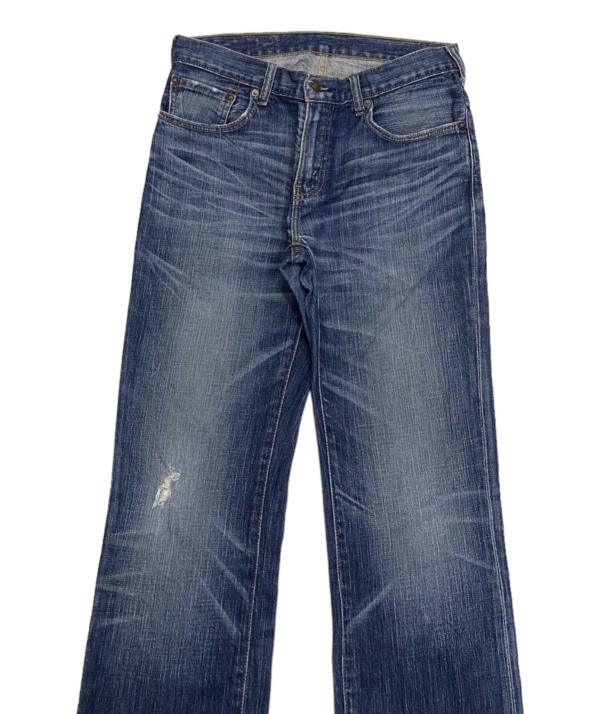 Levi's VINTAGE LEVIS 517 DISTRESSED DENIM JEANS Size US 30 / EU 46 - 3 Thumbnail
