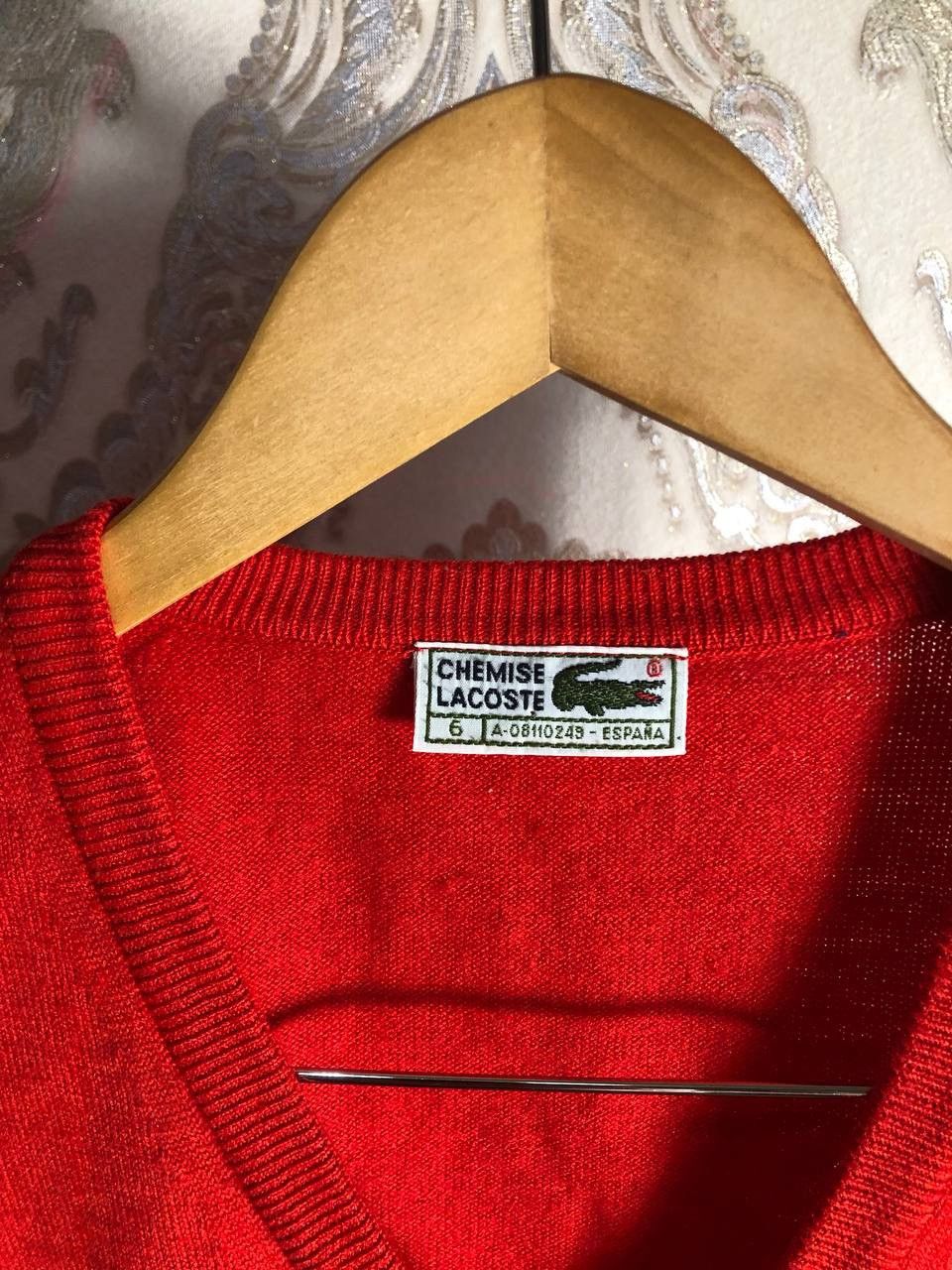 Lacoste × Vintage VERY RARE LACOSTE CHEMISE SLEEVELESS KNIT DESIGNER Y2K 90s Size US L / EU 52-54 / 3 - 3 Thumbnail
