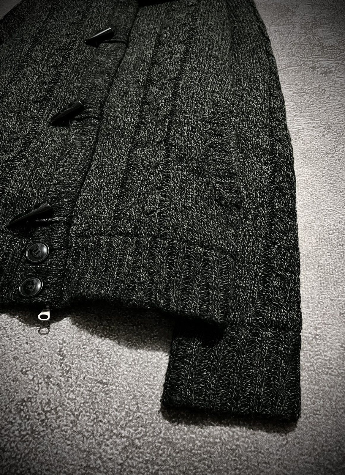 Japanese Brand Japanese Pincponc Fur Knit Zip Cardigan Size US L / EU 52-54 / 3 - 3 Thumbnail