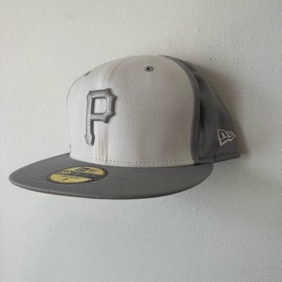 New Era PITTSBURG PIRATES MLB NEW ERA FITTED SZ 8 FLAT BILL CAP Size ONE SIZE - 4 Thumbnail