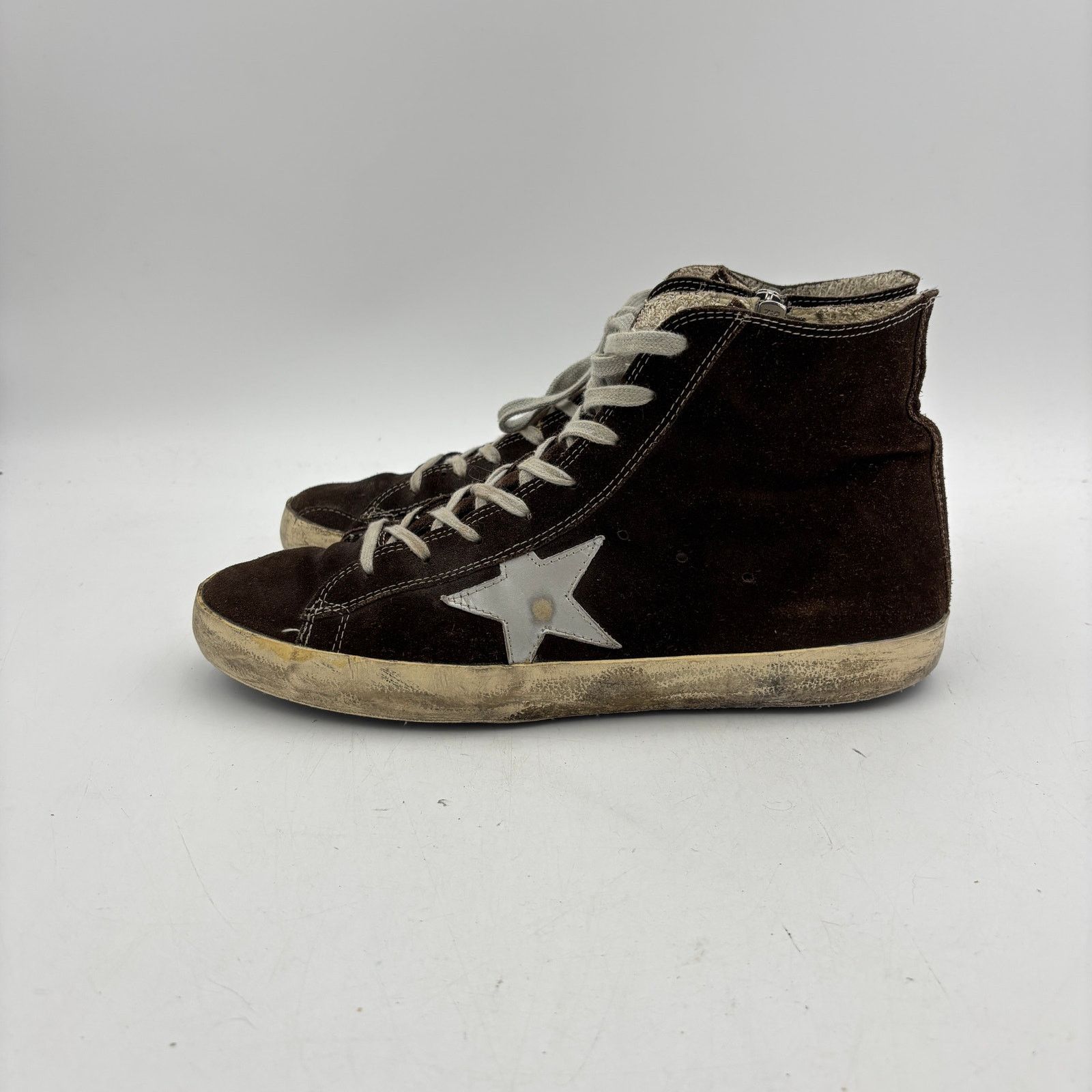 Golden Goose Golden Goose Francy Hi Top Skate Suede Shoes Men's 44 US 11 Size US 11 / EU 44 - 5 Thumbnail