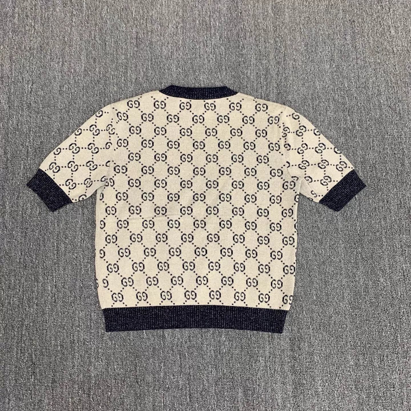 Gucci Gucci GG All Over Print Knit Short Sleeve Size S Size S / US 4 / IT 40 - 2 Thumbnail
