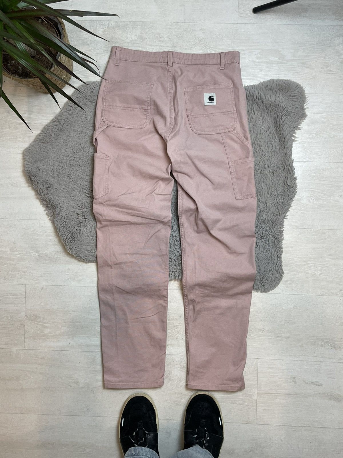 Carhartt × Vintage Carhartt Vintage Denim Jeans Double Knee Center Logo Y2k Size US 26 / EU 42 - 1 Thumbnail