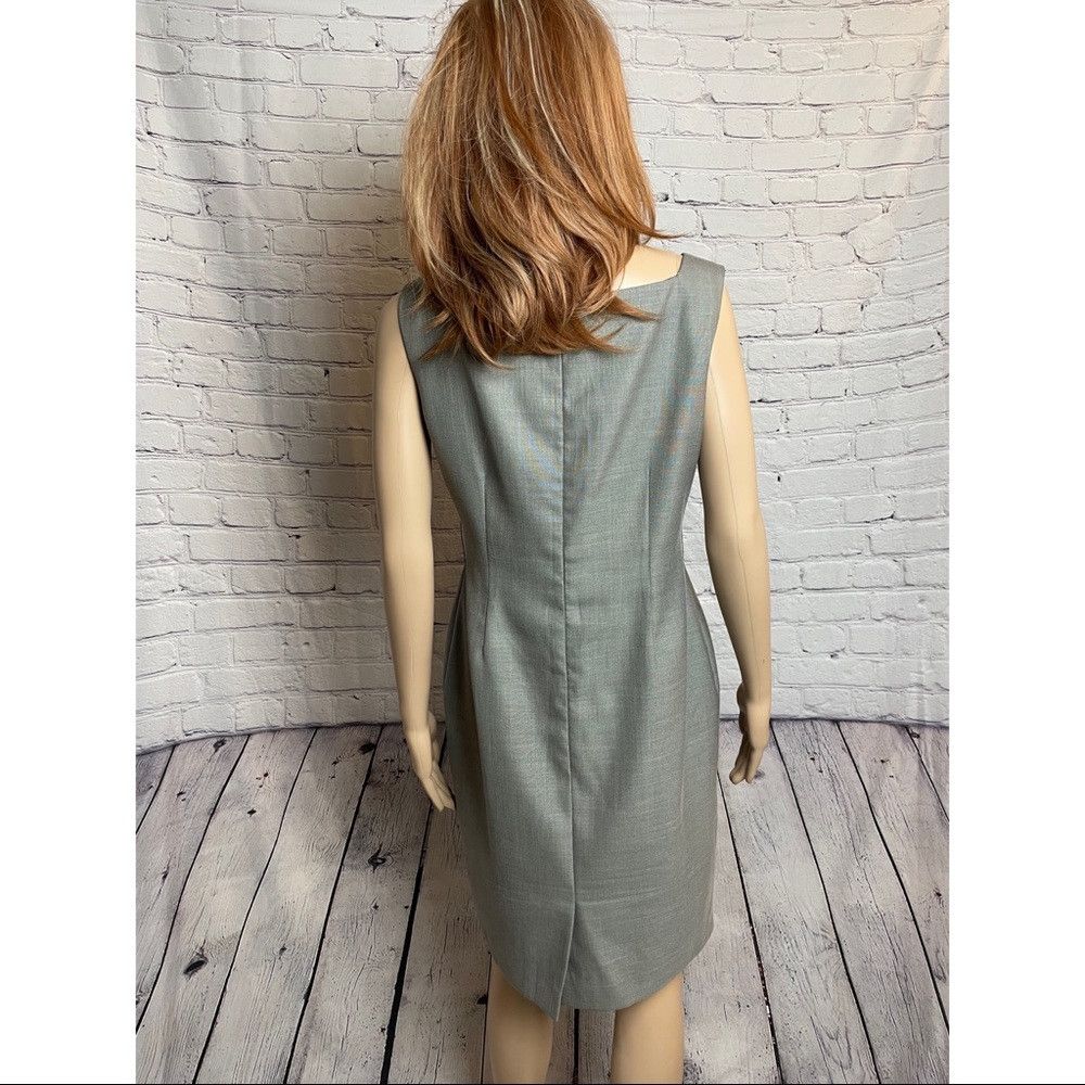 Anne Klein Anne Klein Grey Sheath Dress Size 8 Petite Size M / US 6-8 / IT 42-44 - 6 Thumbnail
