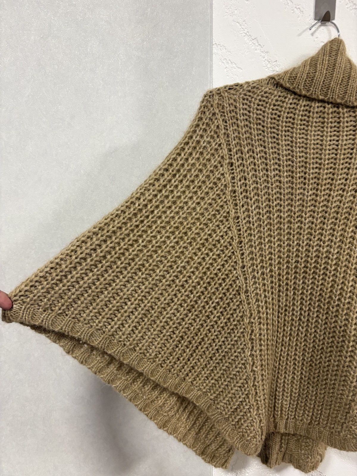Purdey Purdey Knitted Poncho AW20 Acryl Mohair Wool Size ONE SIZE - 6 Thumbnail