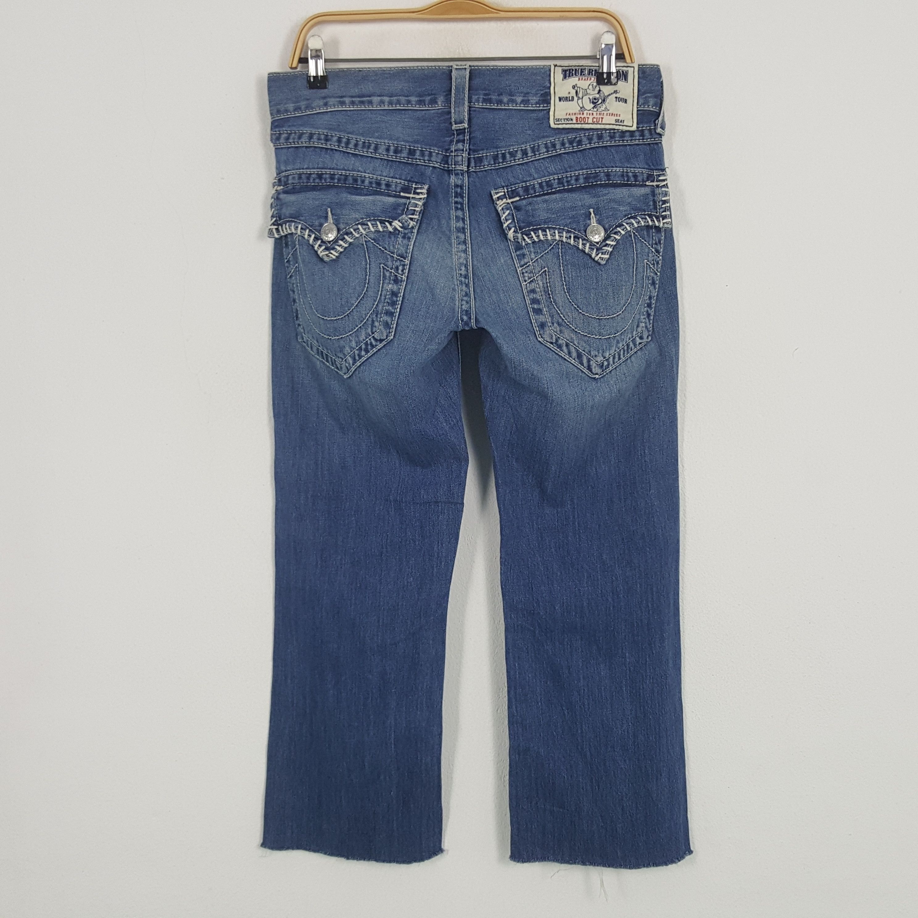 True Religion × Vintage Vintage True Religion BOOT CUT USA Denim Jeans Size 32" / US 10 / IT 46 - 4 Thumbnail