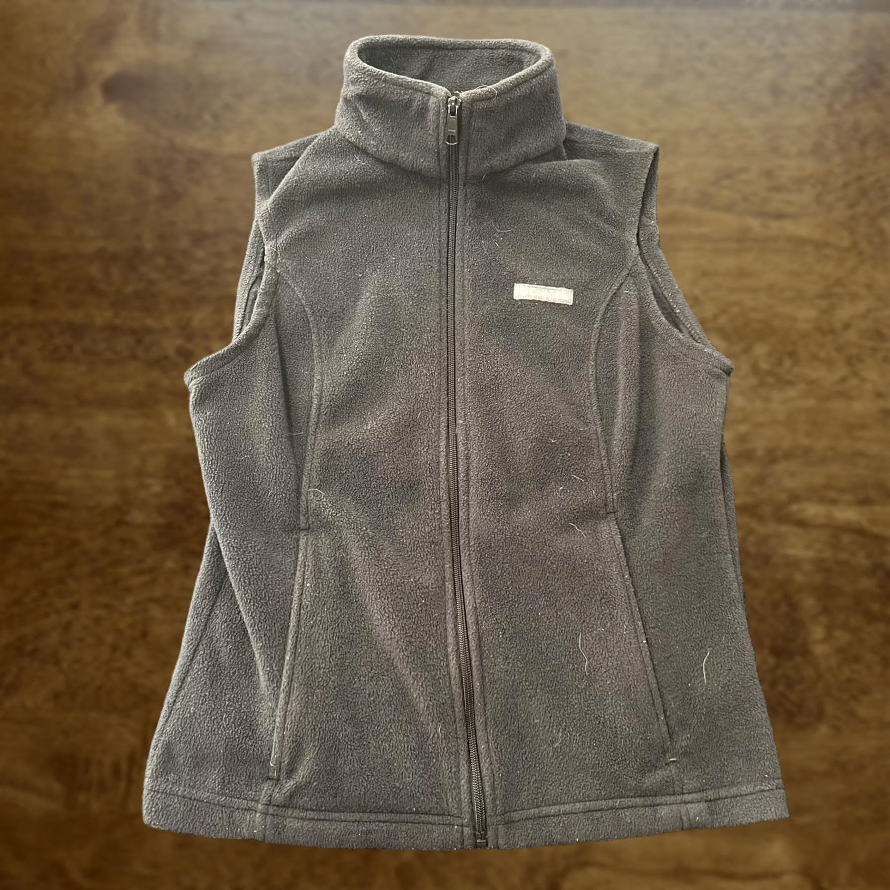 Layer 8 Columbia Vest Womens Medium Gray Fleece Full Zip Sleeveless Outdoor Layer Hiking Regular M Casual Travel Size M / US 6-8 / IT 42-44 - 1 Thumbnail