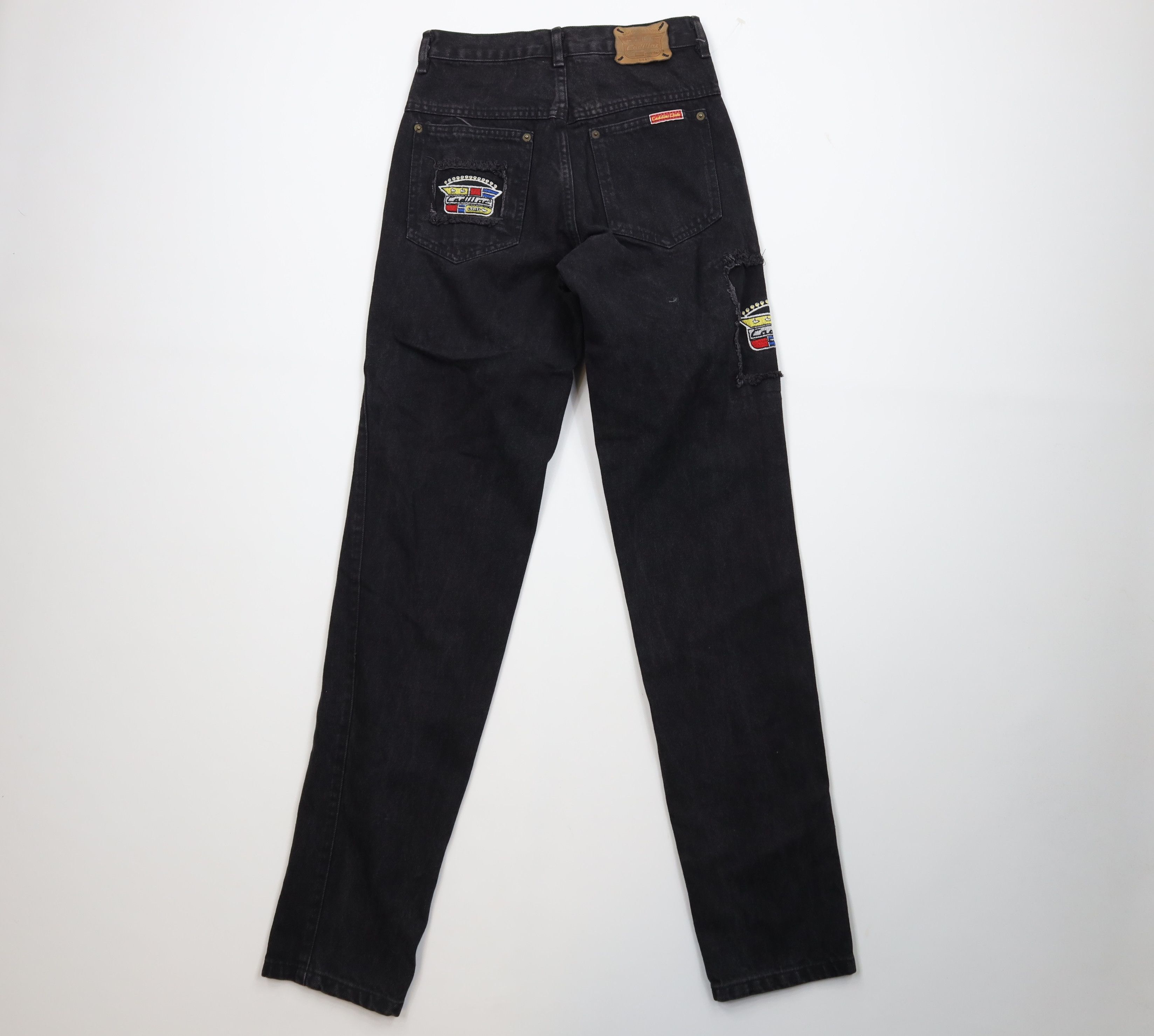 Cadillac Deadstock Vintage 80s 90s Cadillac Straight Leg Jeans USA Size US 29 - 10 Thumbnail