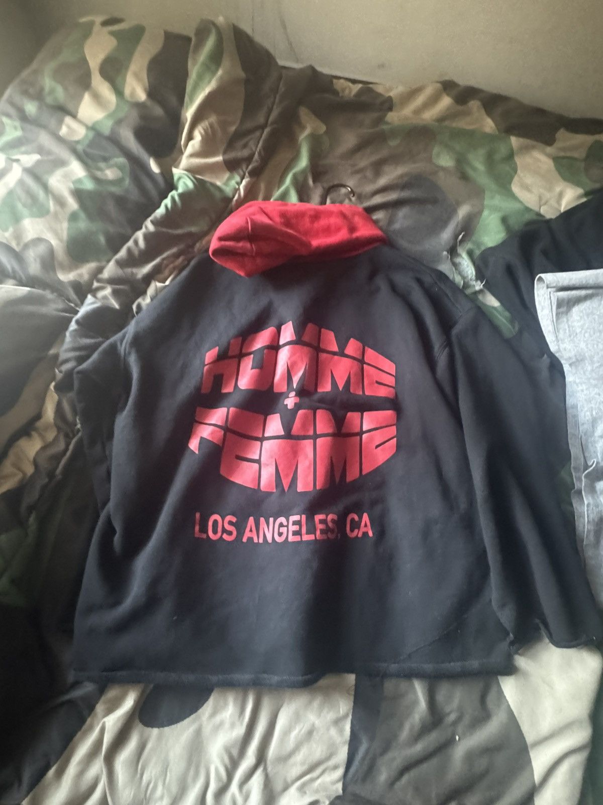 Homme + Femme La Homme femme money - sex - respect hoodie Size US L / EU 52-54 / 3 - 5 Thumbnail