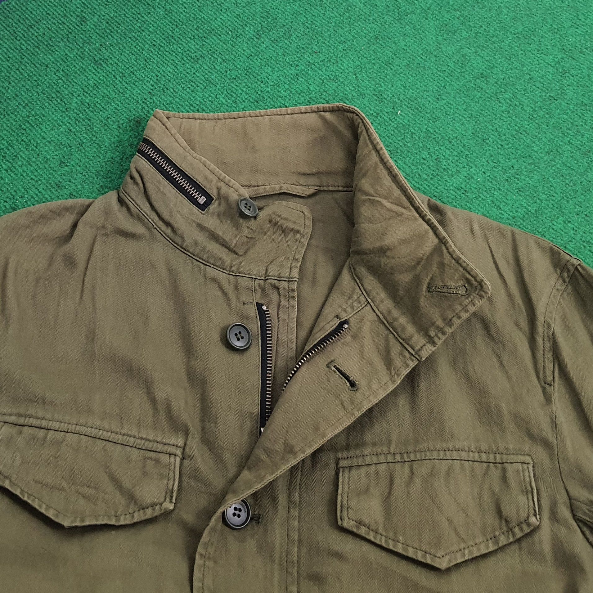 Ermenegildo Zegna × Vintage Vintage E.Z by Zegna Military Style Jacket Size US M / EU 48-50 / 2 - 3 Thumbnail