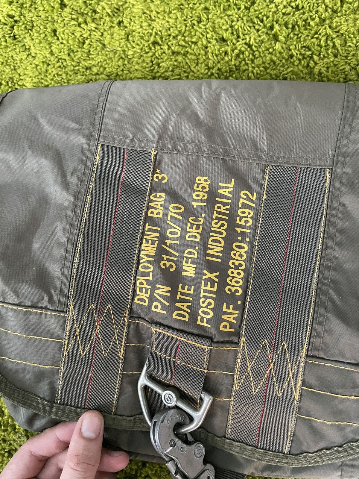 Fostex Garments × Vintage Fostex industrial military army style messed bag Y2K Size ONE SIZE - 3 Thumbnail