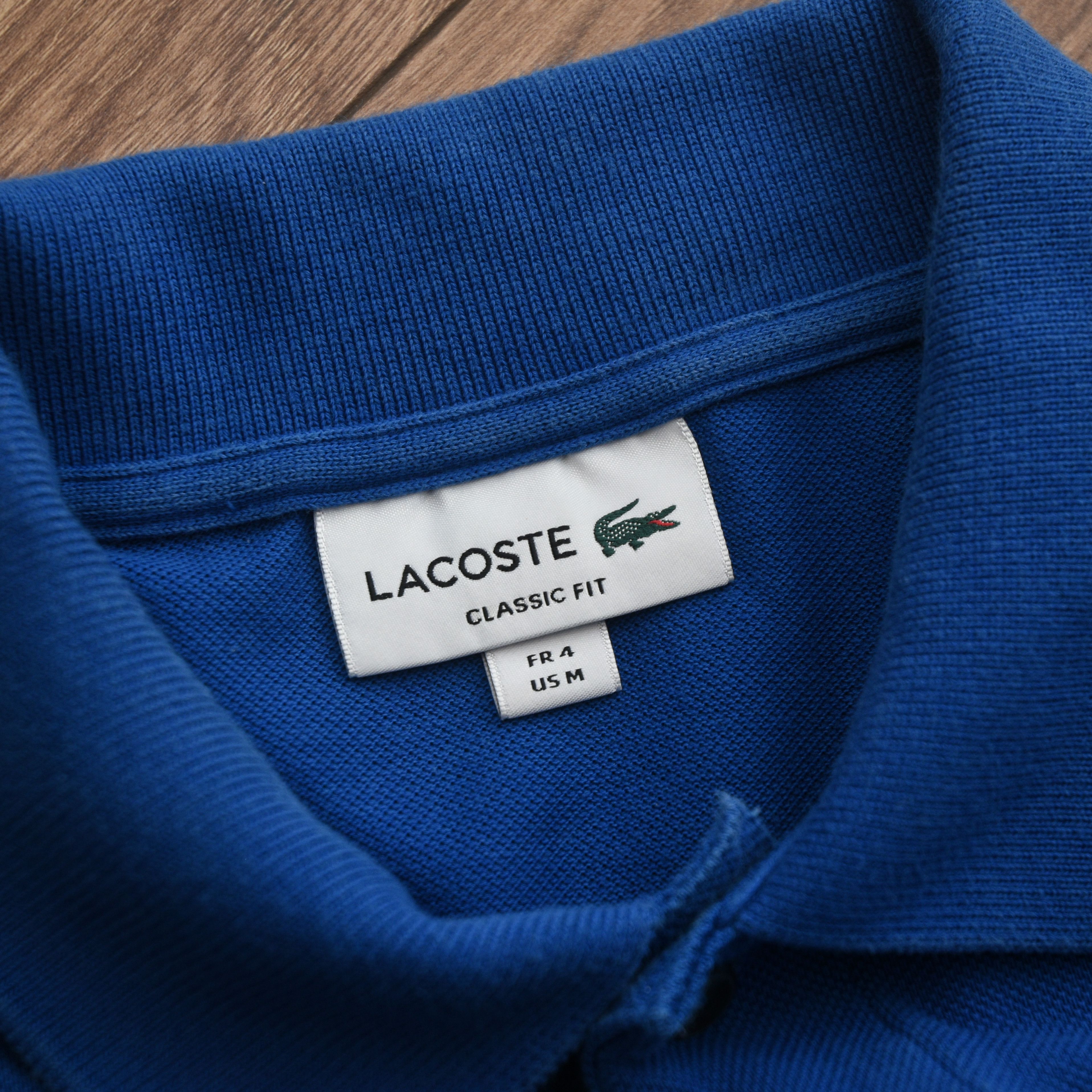 Lacoste Lacoste Men's Classic Fit Polo Shirt Blue Size 4 / US M Size US M / EU 48-50 / 2 - 10 Thumbnail