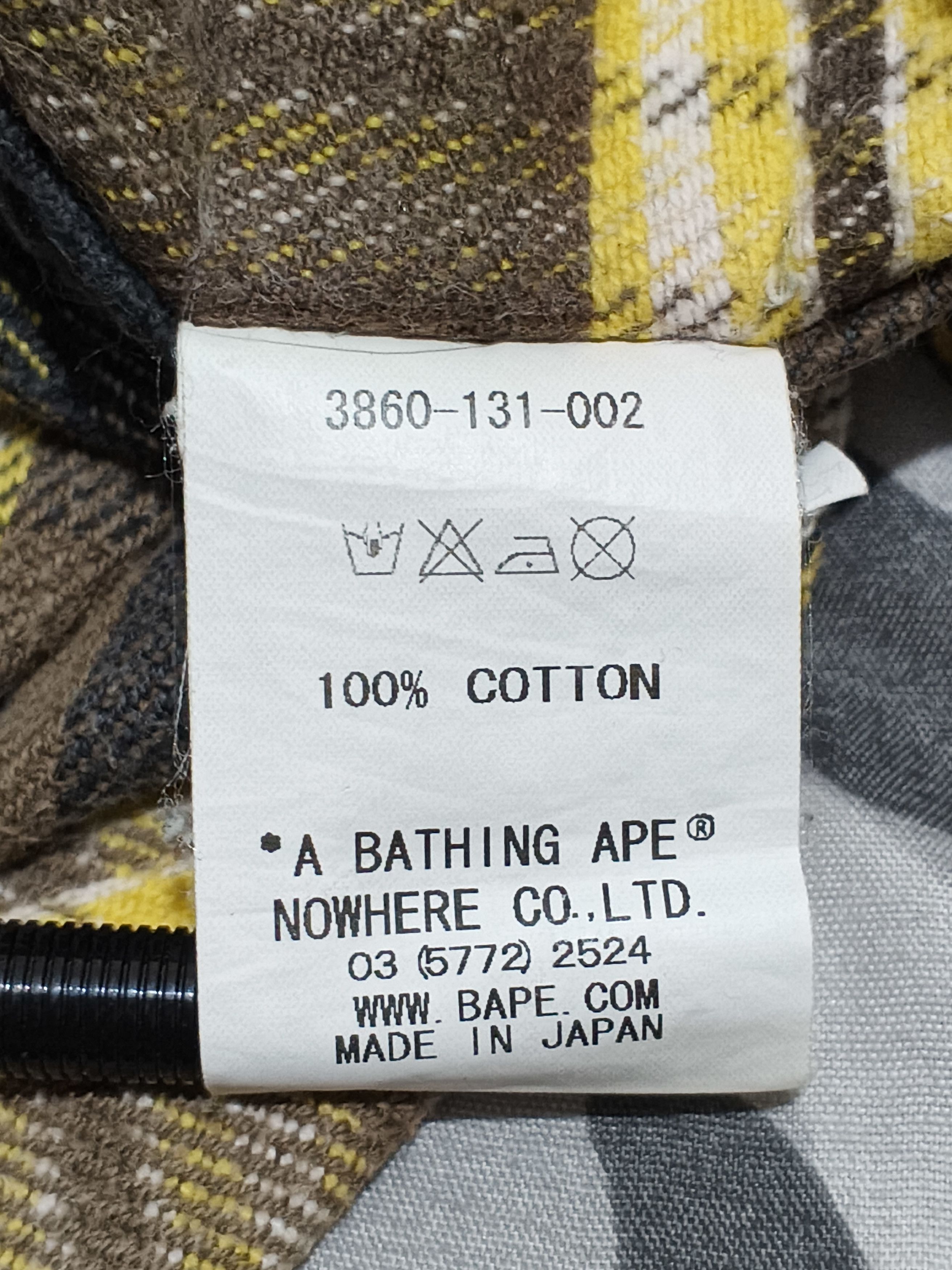 Bape URSUS BAPE Plaid Flannel Shirt Size US XL / EU 56 / 4 - 8 Thumbnail