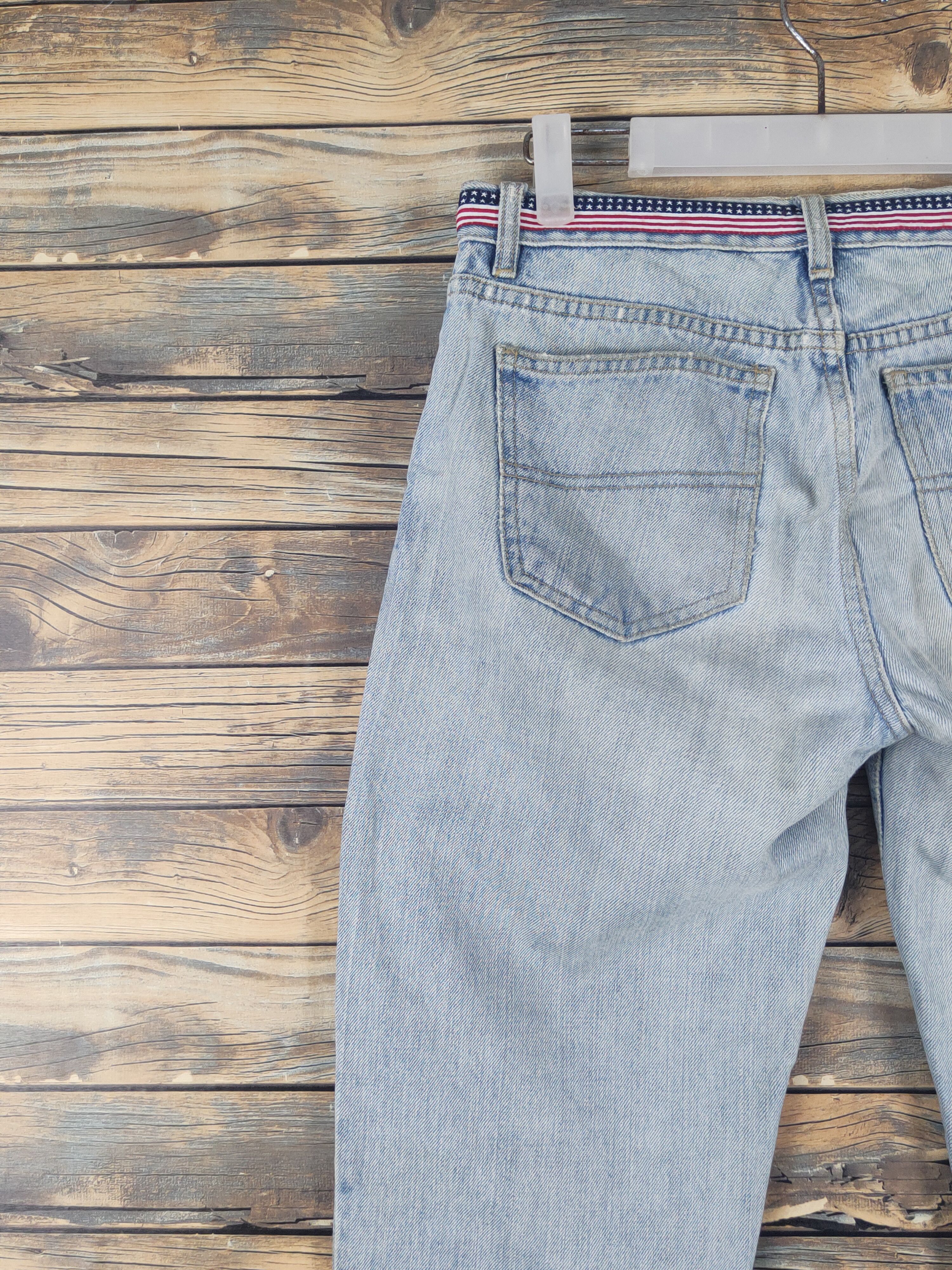 Tommy Hilfiger × Vintage Tommy Hilfiger Distressed Ripped denim Jeans #W2004 Size US 31 - 9 Thumbnail