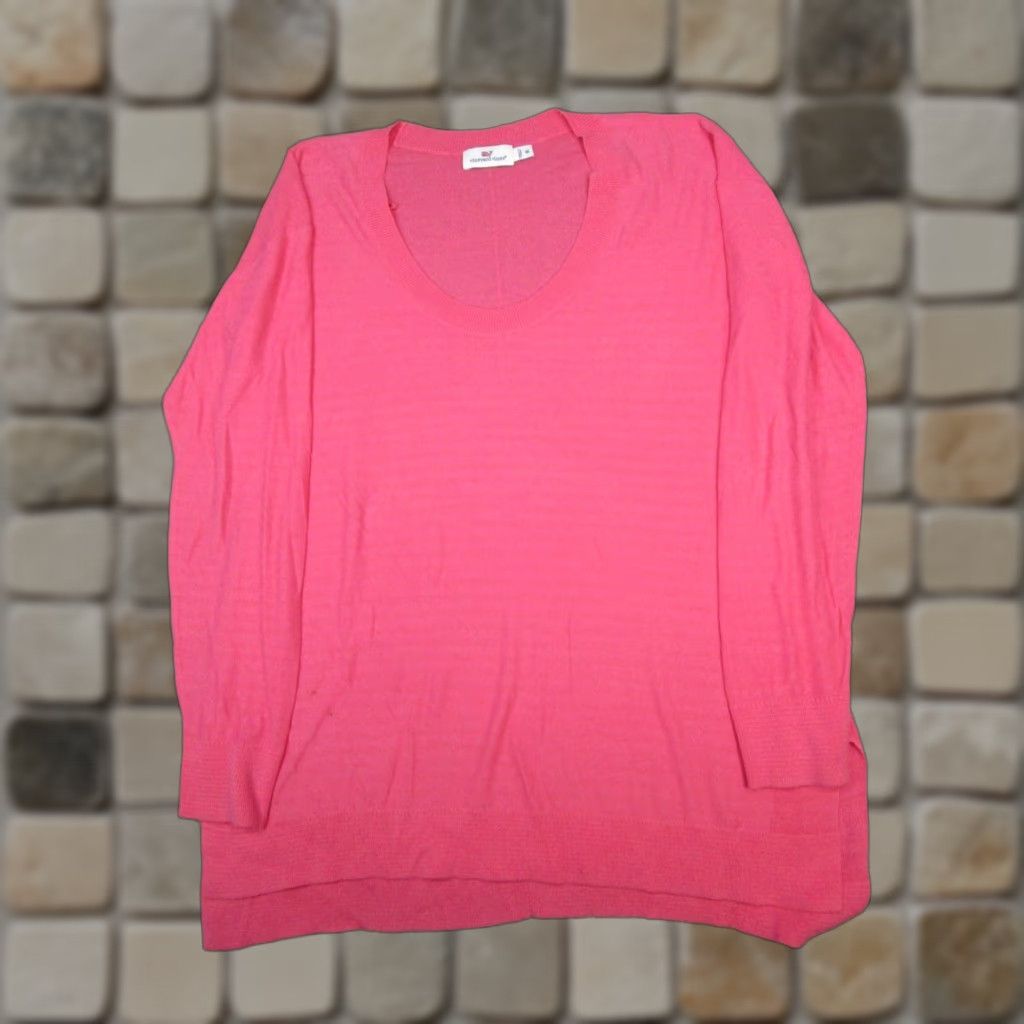 Vineyard Vines Vineyard Vines Sweater Mens M Pink Cotton Knit Pullover Pullover Logo Regular Knit Clothing Mens Shirt? Size US M / EU 48-50 / 2 - 1 Thumbnail