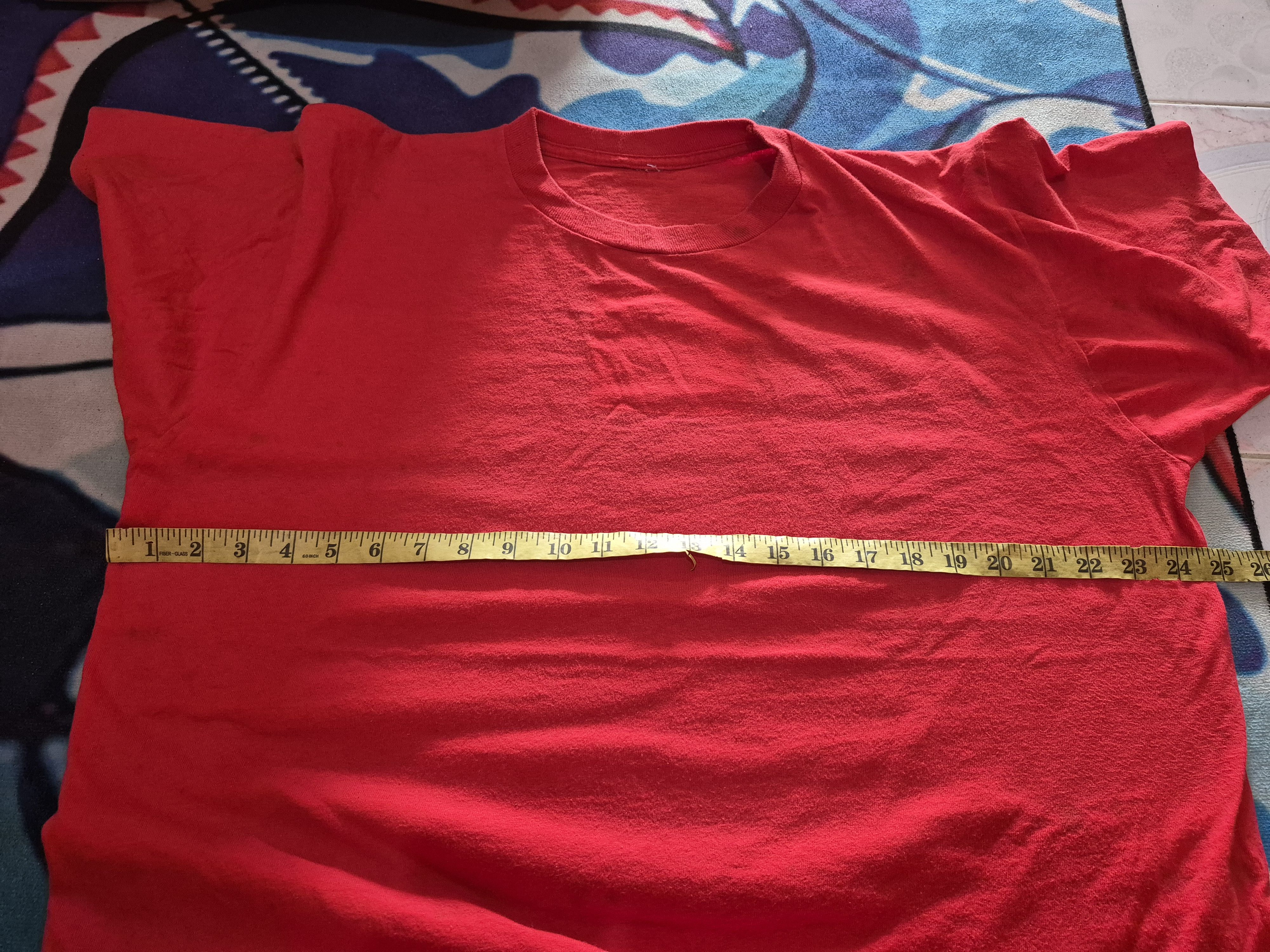 Vintage 🔥 Vintage 90s Plain Red Tees Size US XL / EU 56 / 4 - 12 Thumbnail