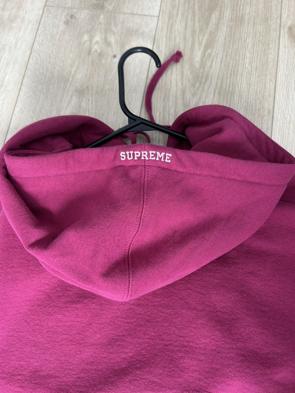 Supreme Supreme Raspberry S Logo Zip Up Hoodie Size US XL / EU 56 / 4 - 5 Thumbnail