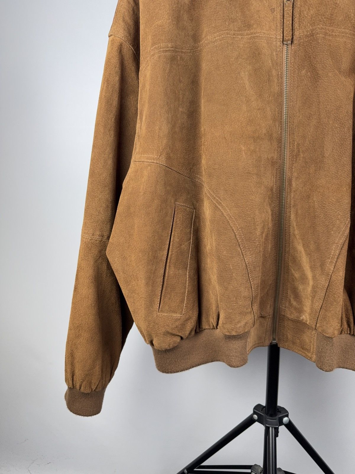 Leather Vintage Genuine Leather MOTO Bomber Jacket Rock Punk Rick Size US L / EU 52-54 / 3 - 2 Thumbnail