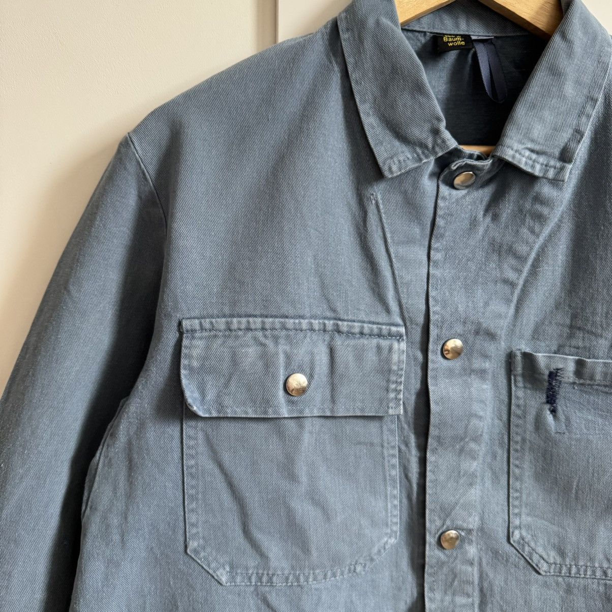 Vintage Distressed french works faded vintage sanfor jacket Size US M / EU 48-50 / 2 - 5 Thumbnail