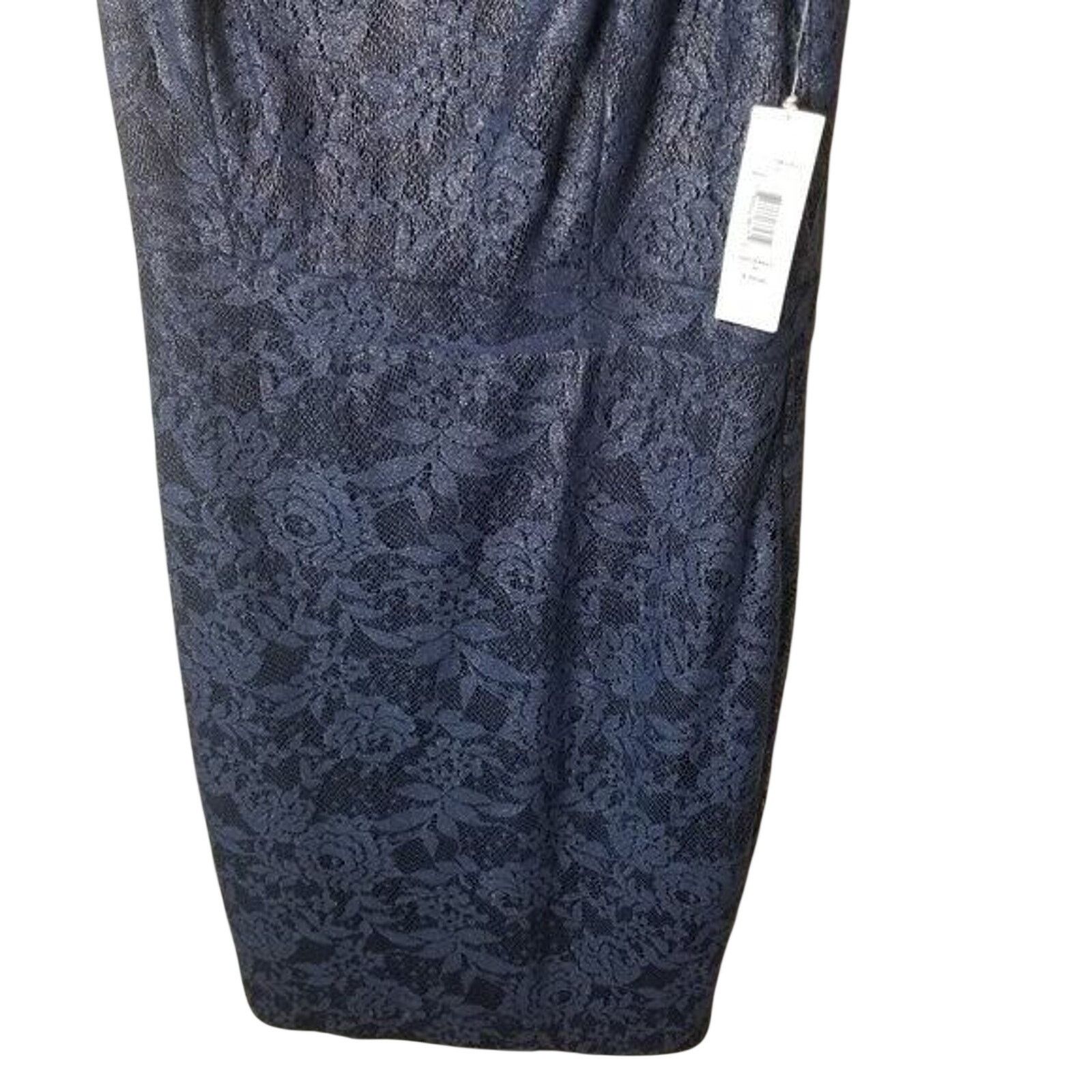 Badgley Mischka Badgley Mischka Womens Floral Sheath Dress 8 Wedding Guest Size M / US 6-8 / IT 42-44 - 3 Thumbnail