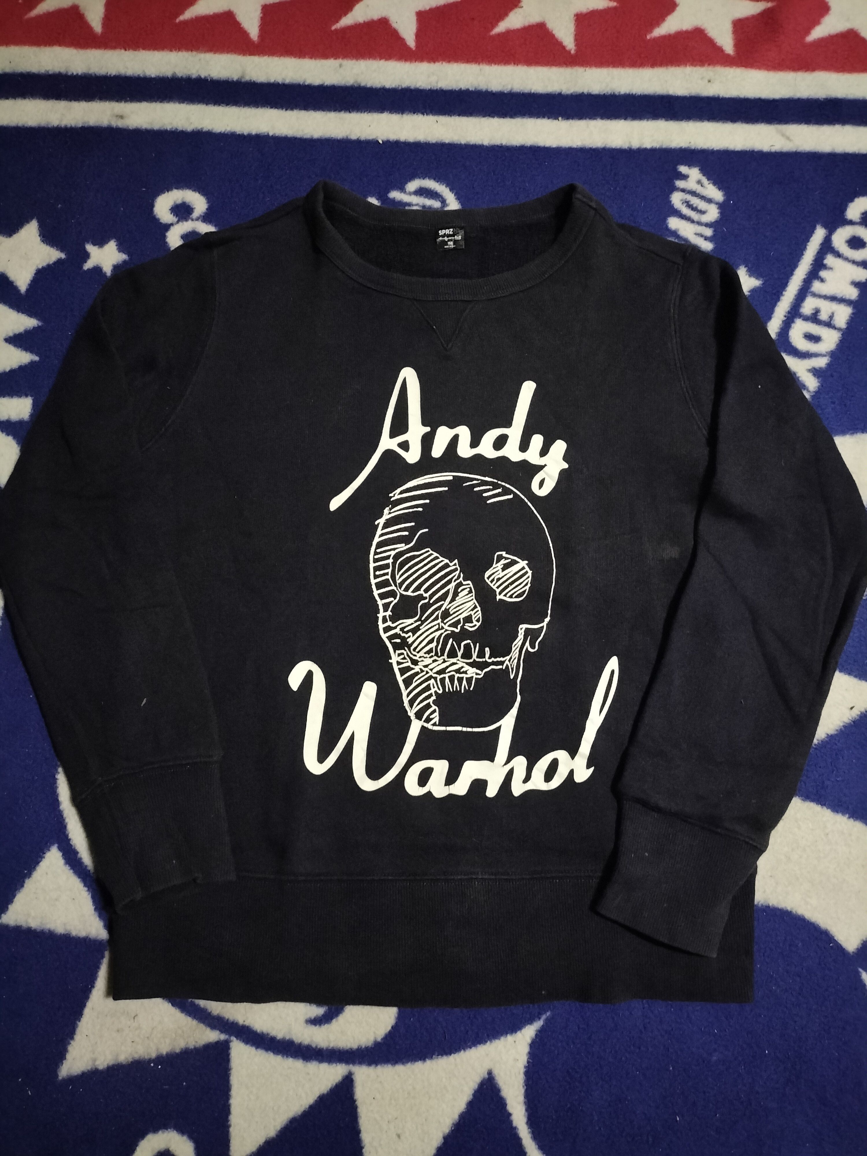 Andy Warhol × Uniqlo Andy Warhol sweatshirt L/S size 150 fits girls Size S / US 4 / IT 40 - 1 Thumbnail