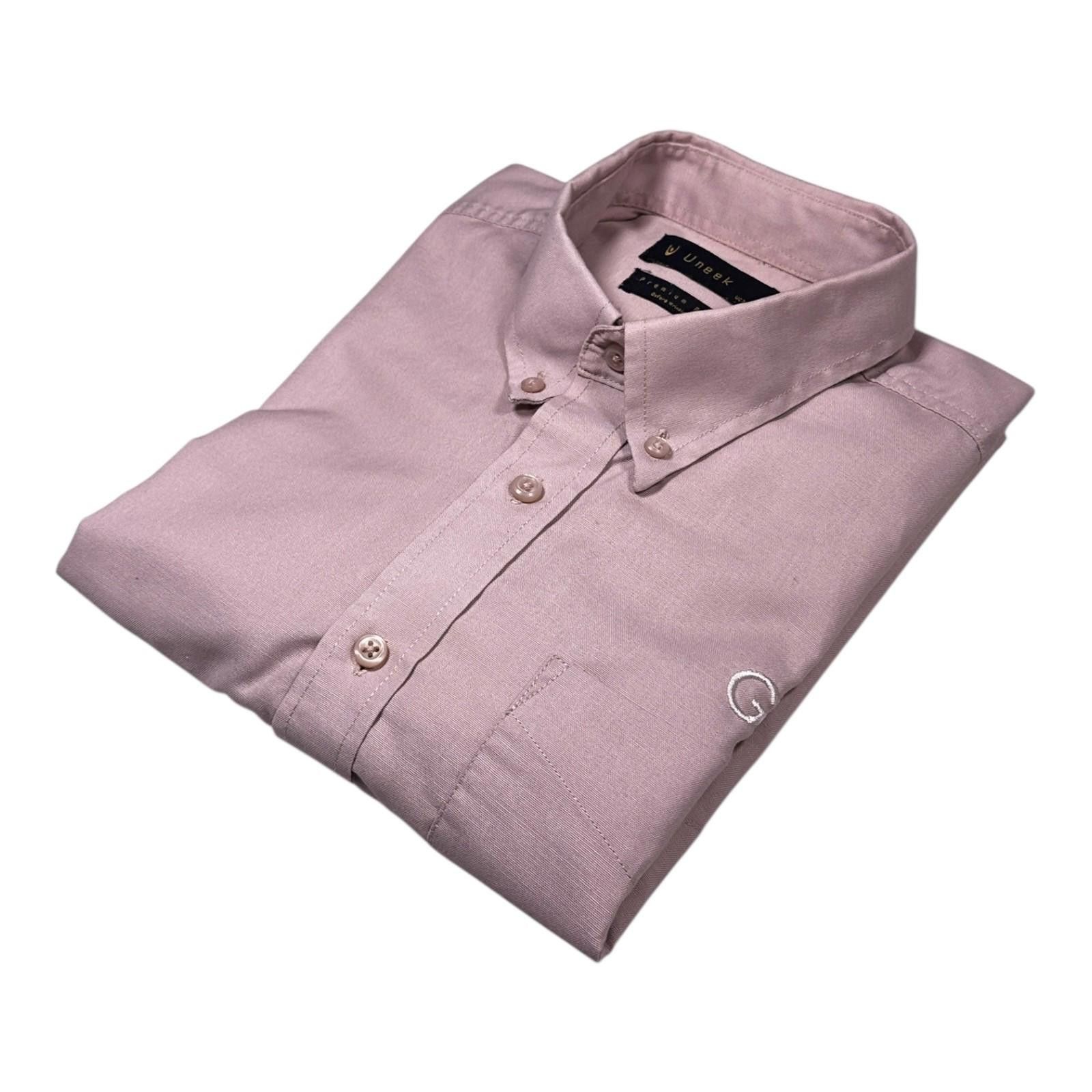 Other Uneek Shirt Men's UK Size L Grey Short Sleeve Embroidered Size US L / EU 52-54 / 3 - 1 Thumbnail